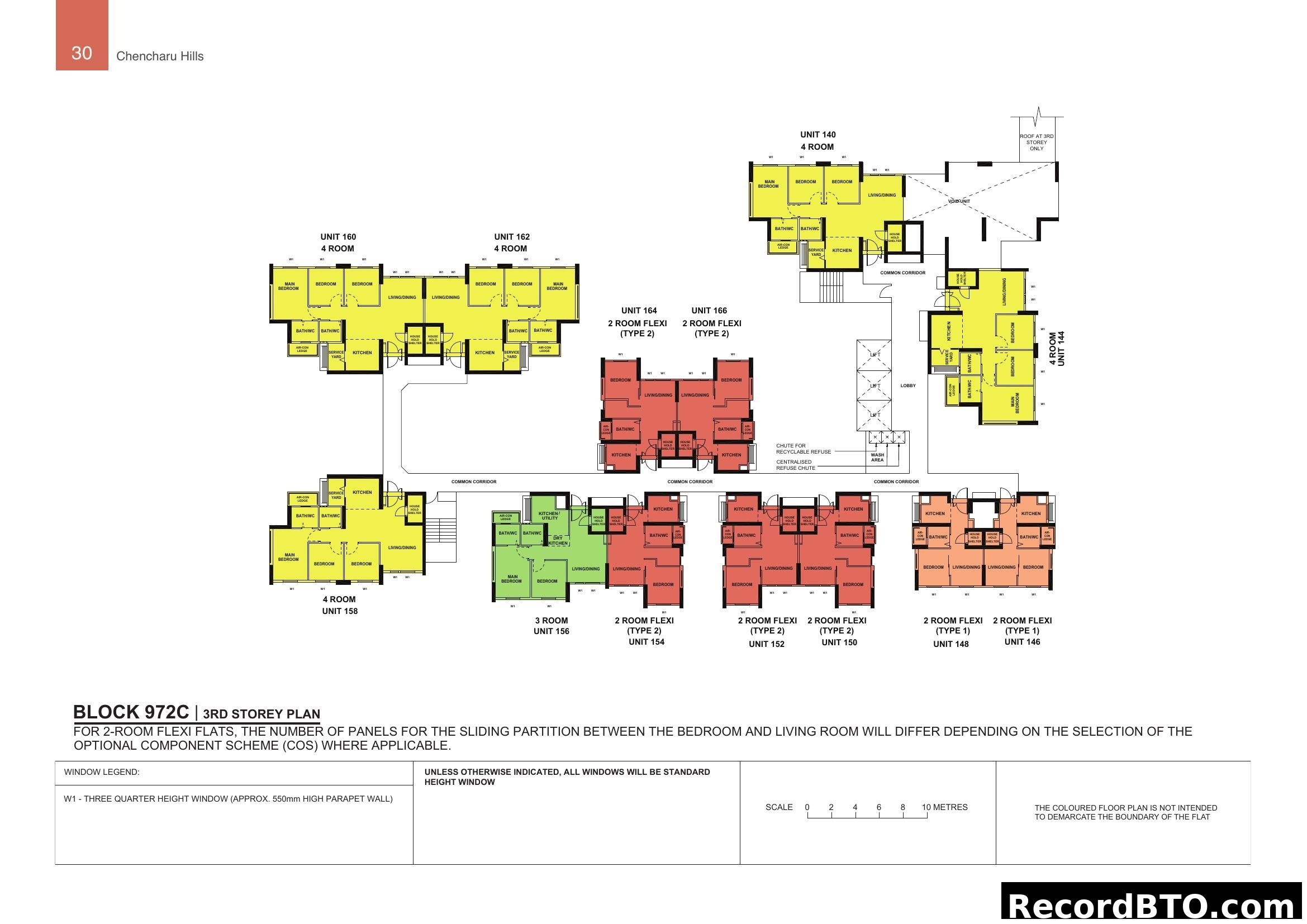 Chencharu Hills Block 972C 3rd Storey Floor Plan
