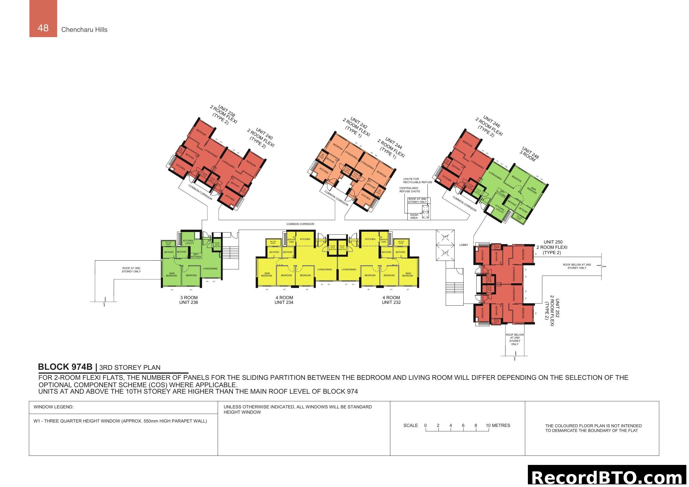 Block 974B 3rd Storey Floor Plan