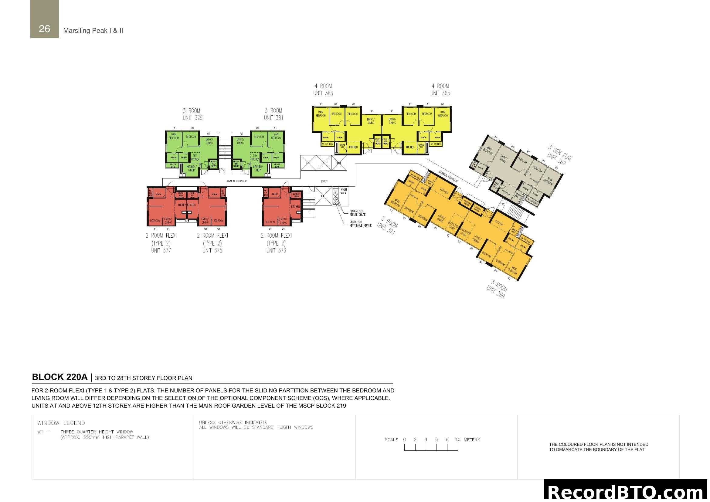 Marsiling Peak I & II - Block 220A Floor Plan