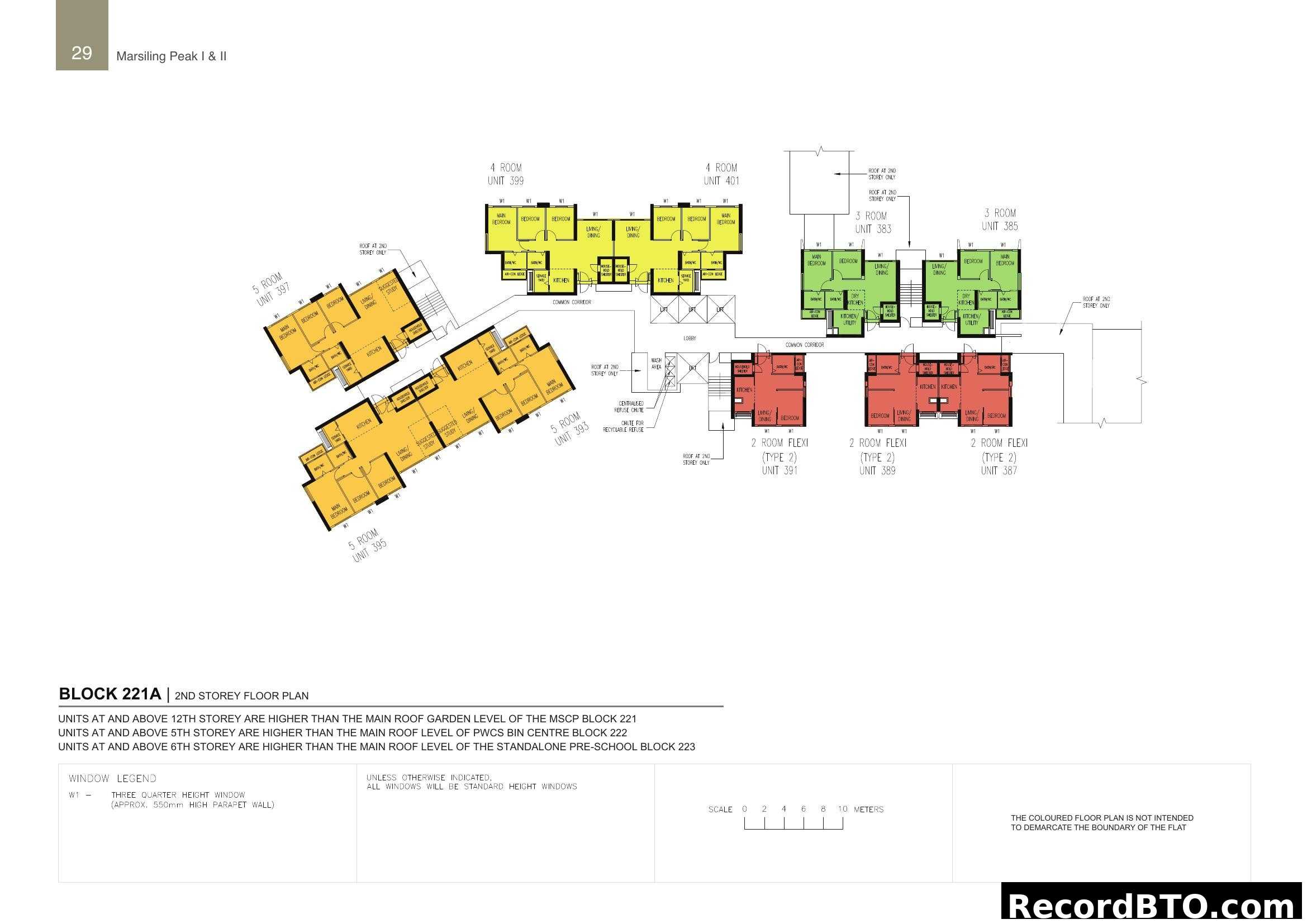 Marsiling Peak I & II Block 221A 2nd Storey Floor Plan