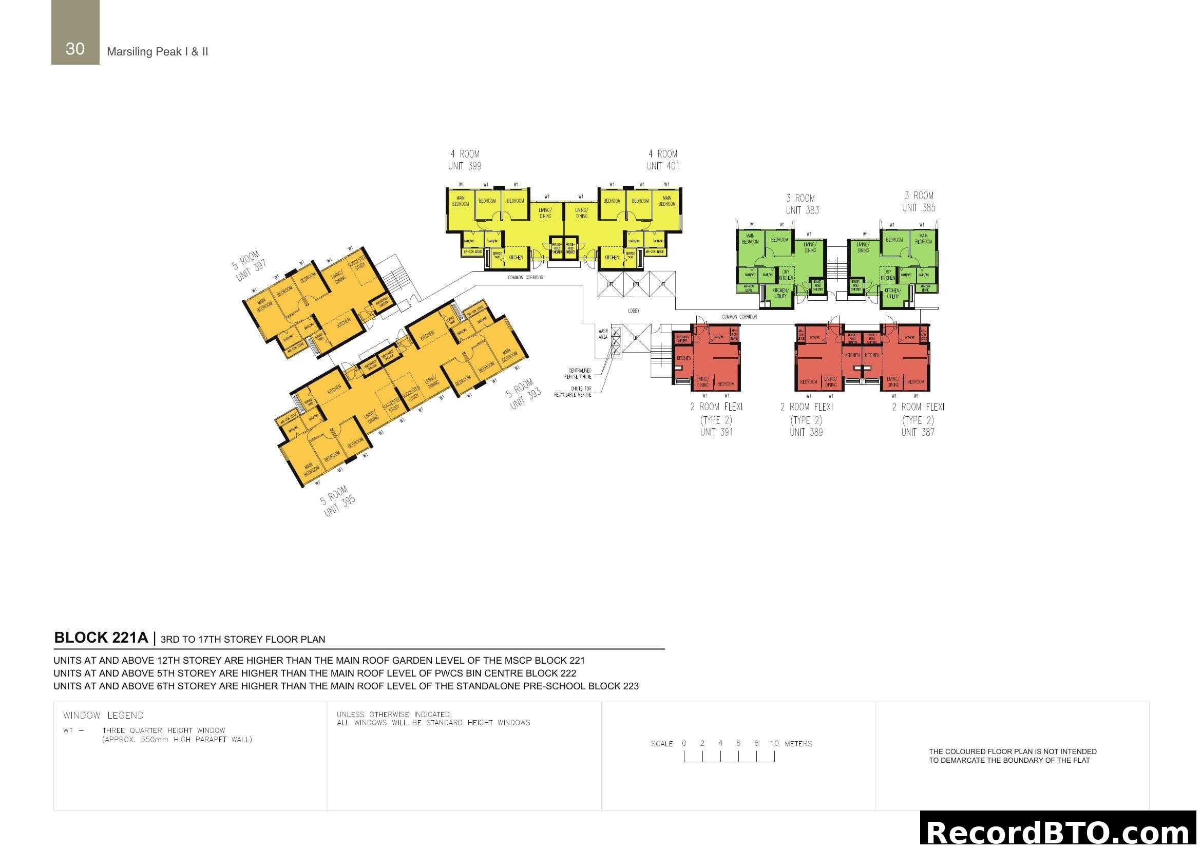 Marsiling Peak I & II - Block 221A Floor Plan