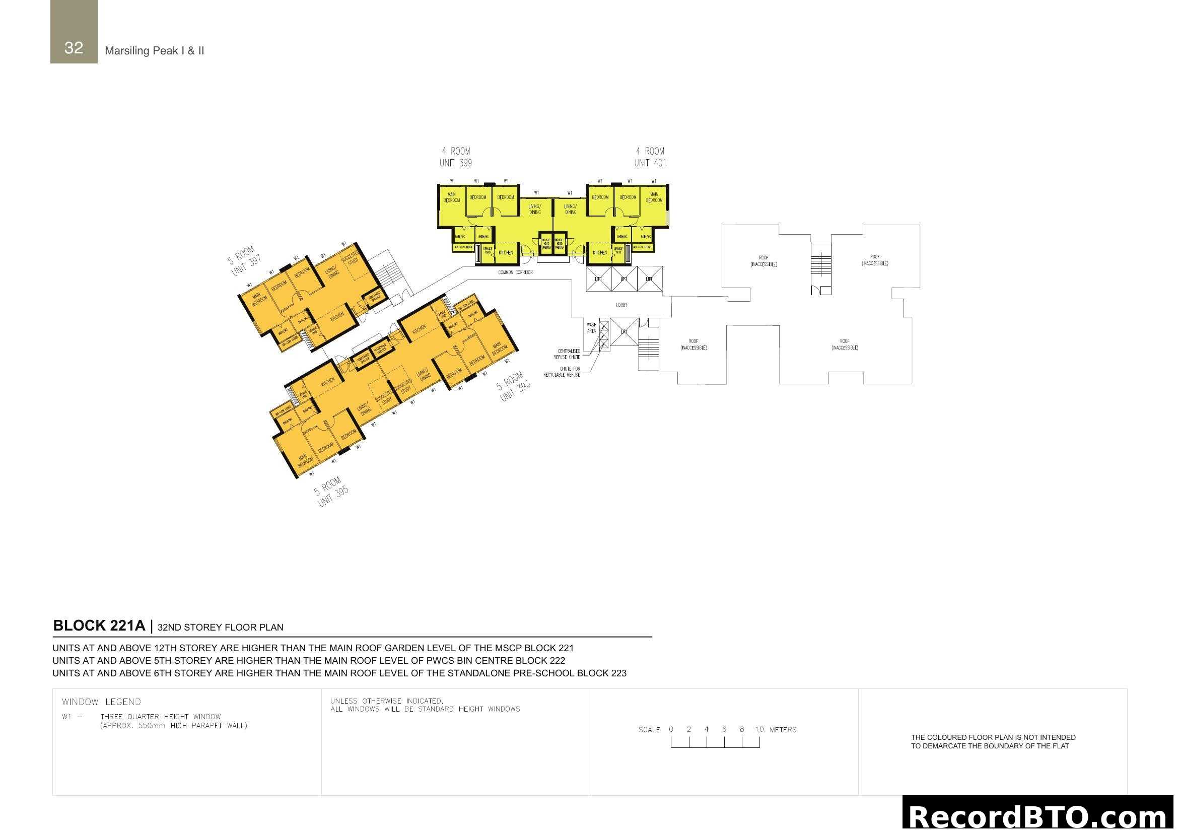 Marsiling Peak I & II - Block 221A 32nd Storey Plan