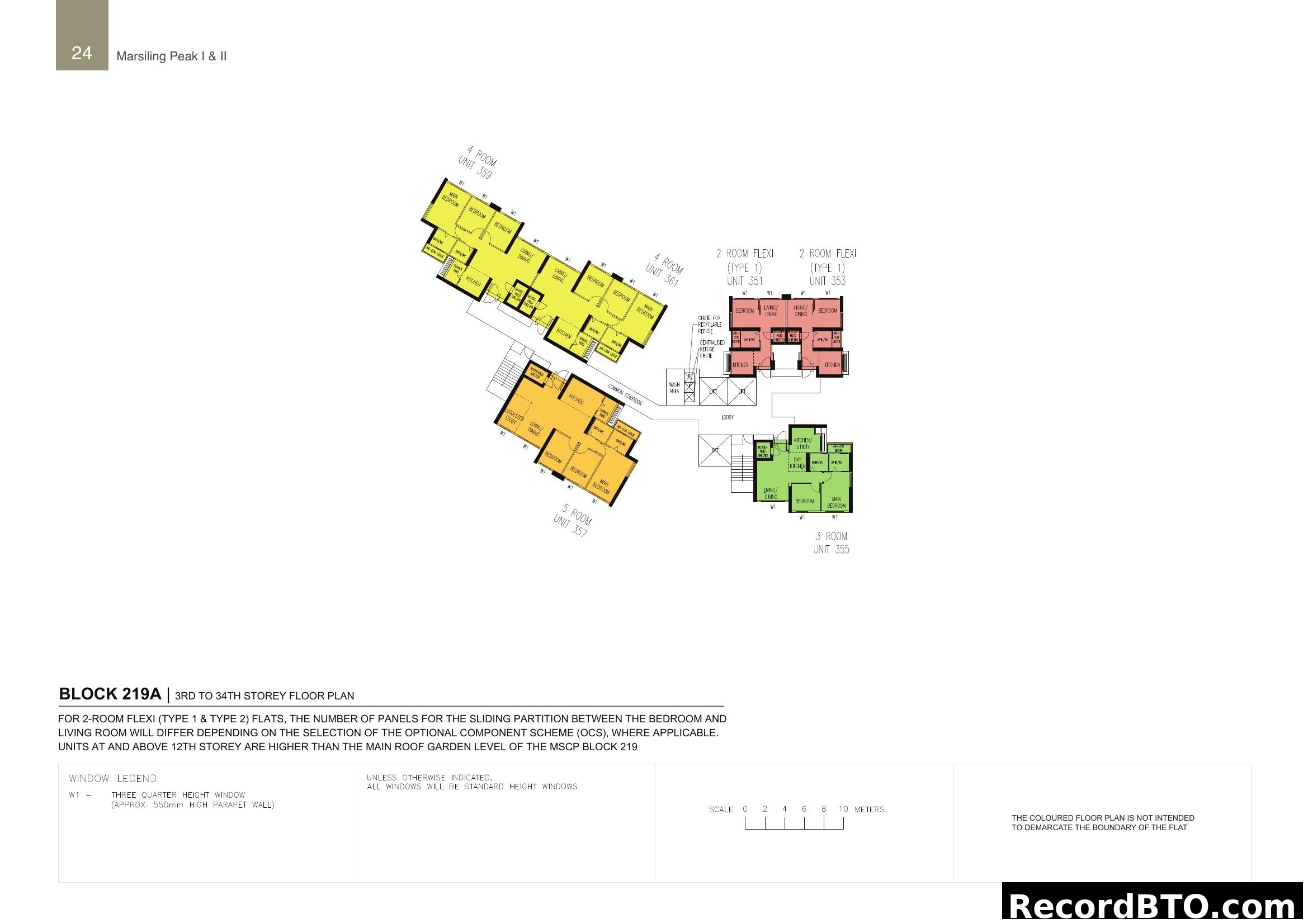Block 219A Floor Plans (3rd to 34th Storey)