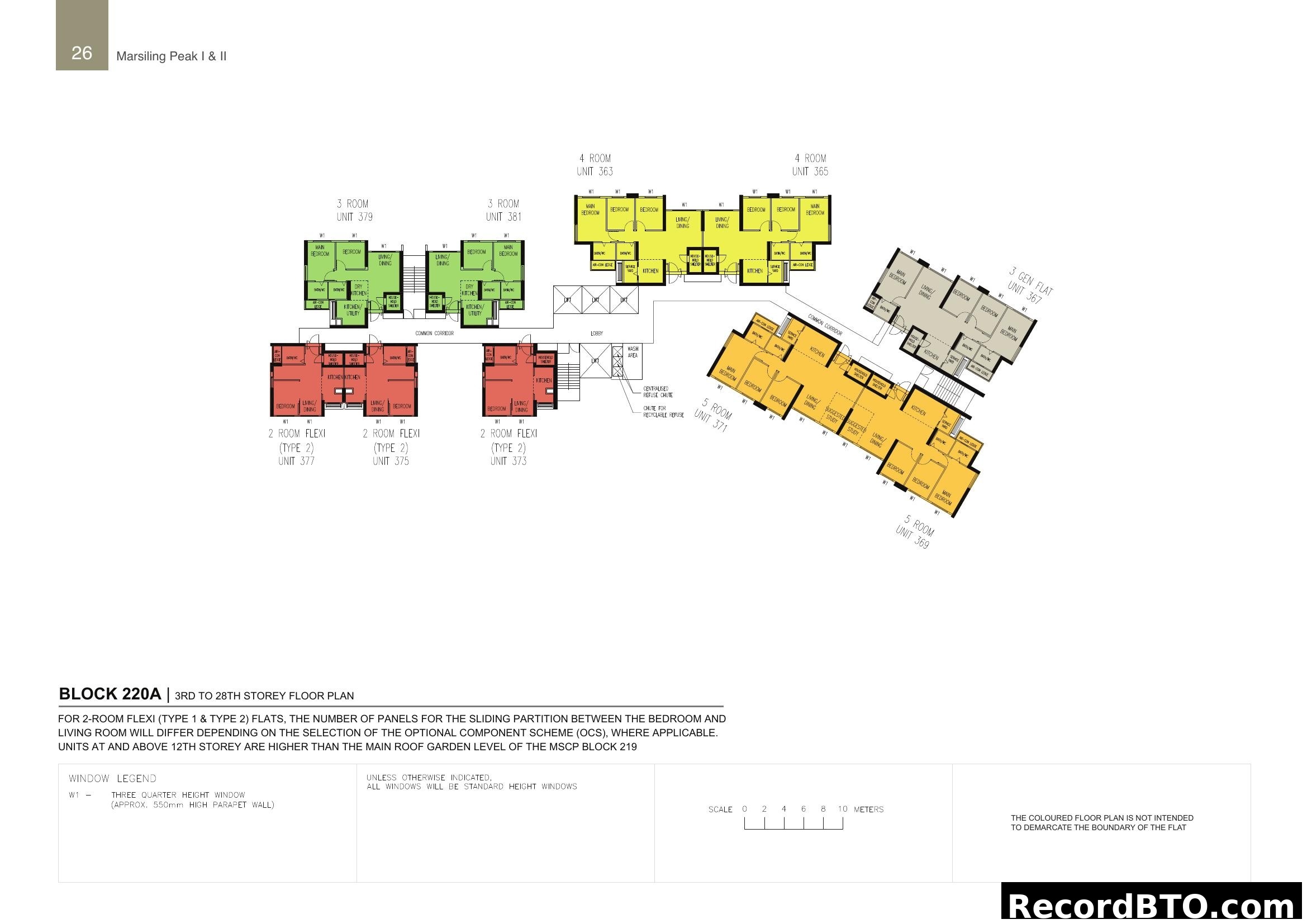 Marsiling Peak I & II - Block 220A Floor Plan