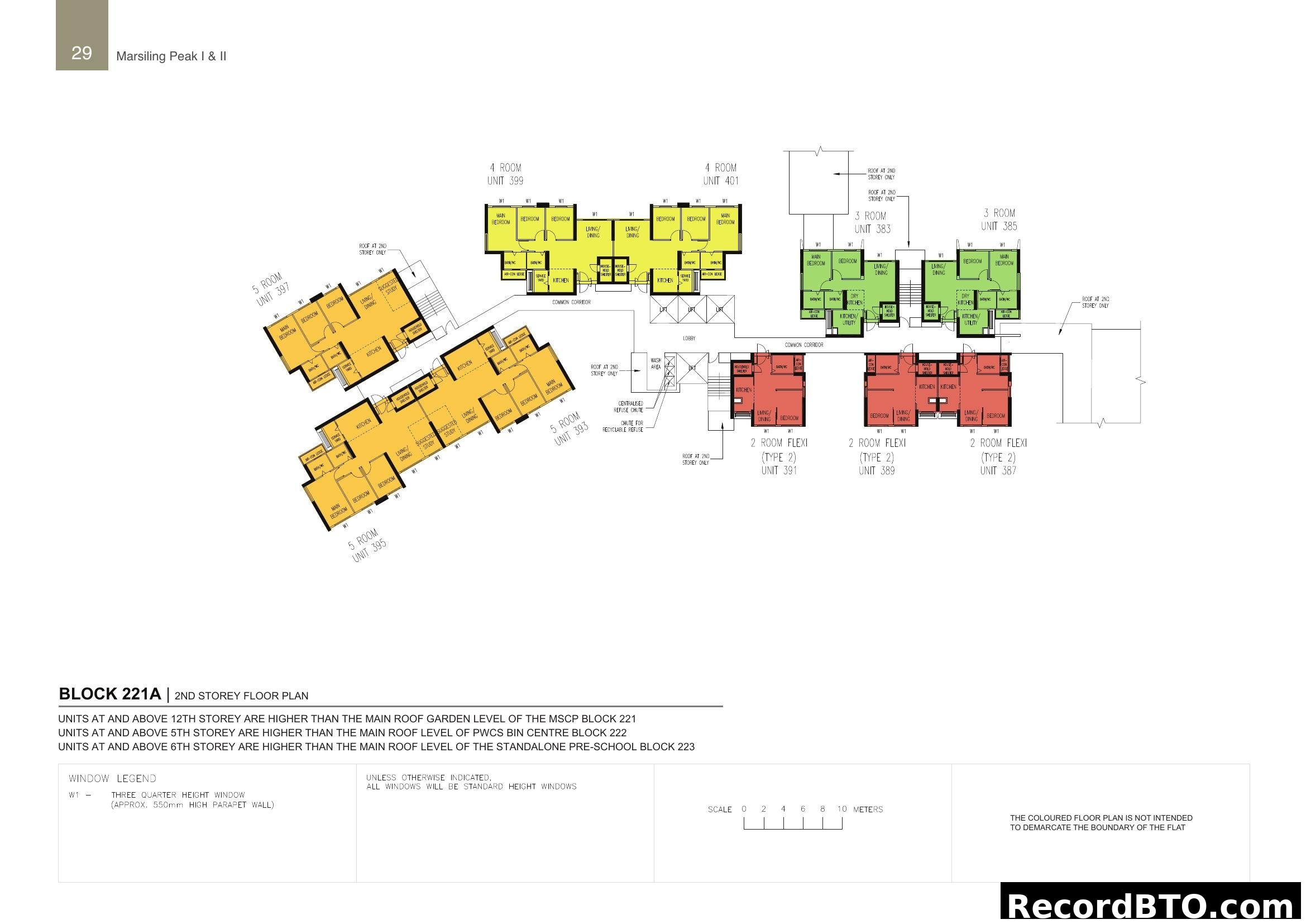 Marsiling Peak I & II Block 221A 2nd Storey Floor Plan