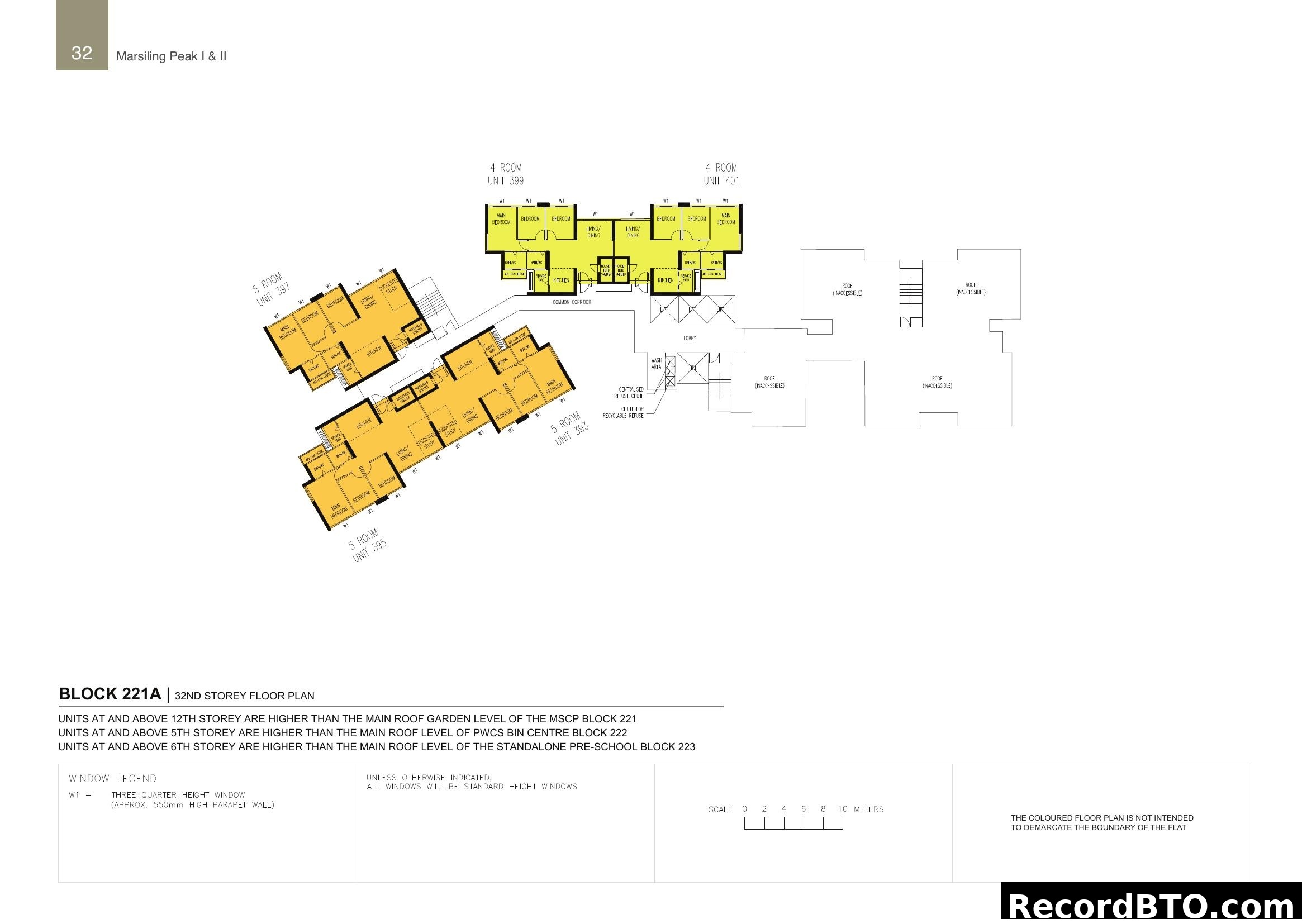 Marsiling Peak I & II - Block 221A 32nd Storey Plan