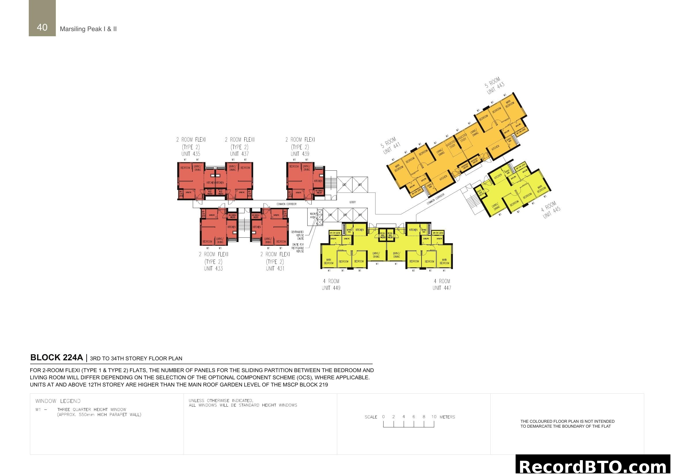 Marsiling Peak I & II - Block 224A Floor Plan