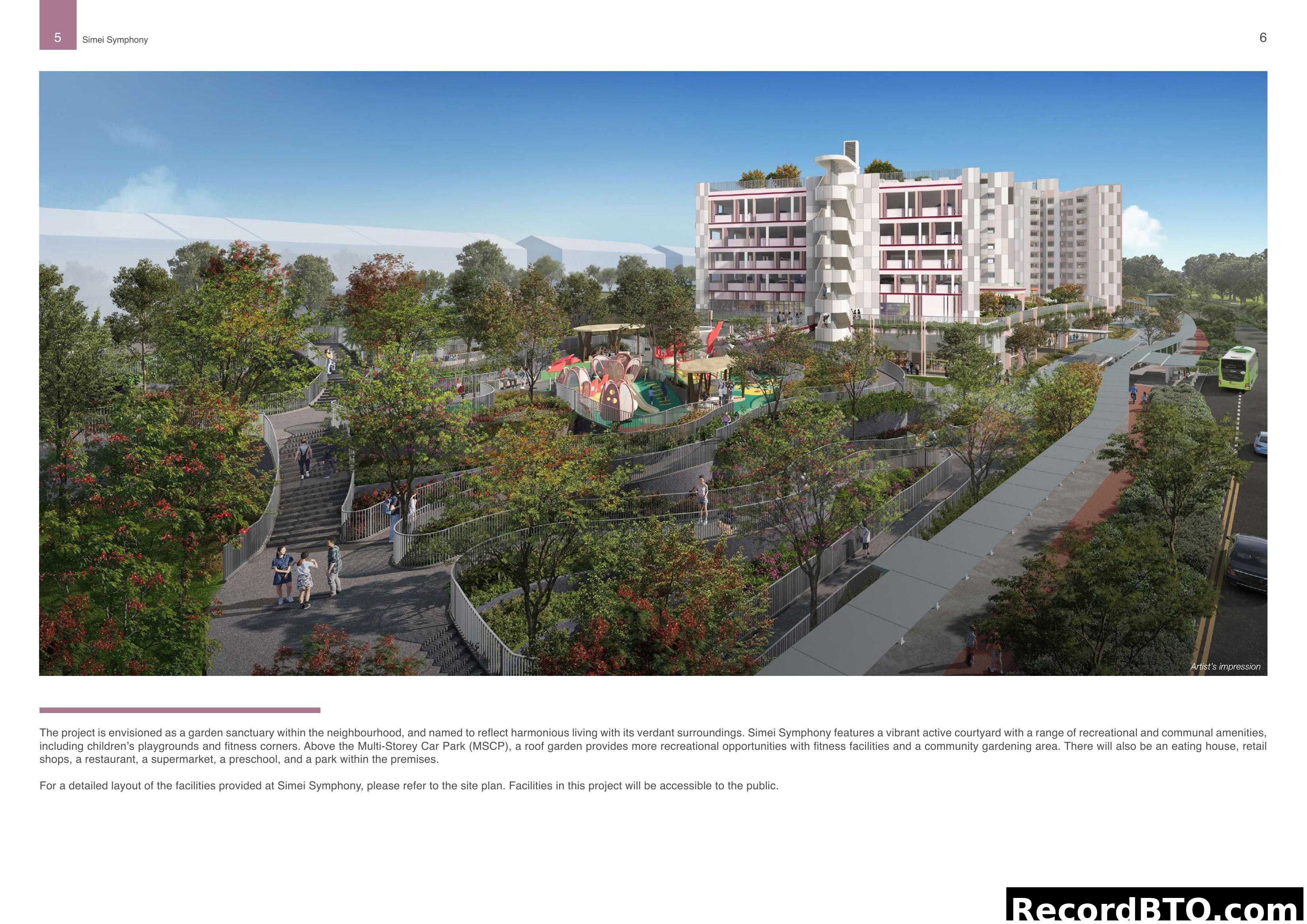 Simei Symphony - Artist's Impression of Development