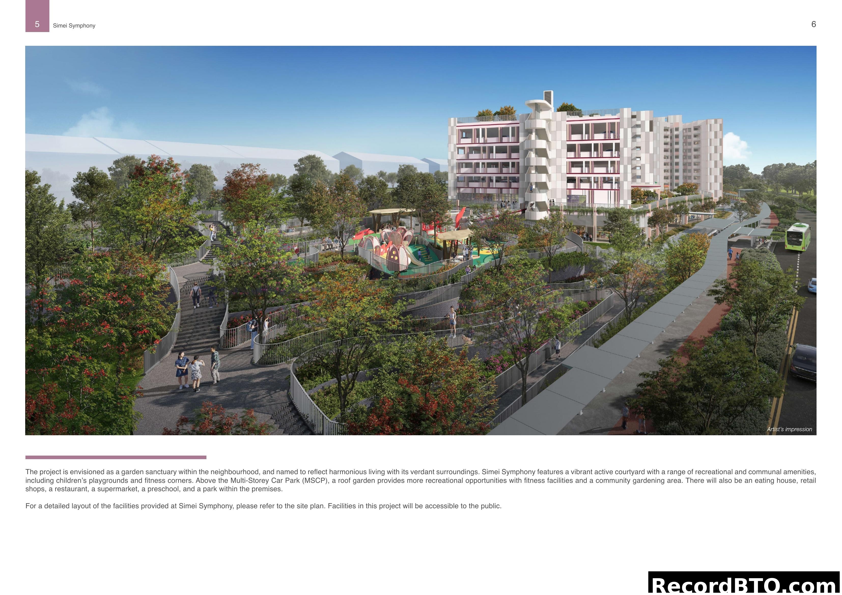 Simei Symphony - Artist's Impression of Development