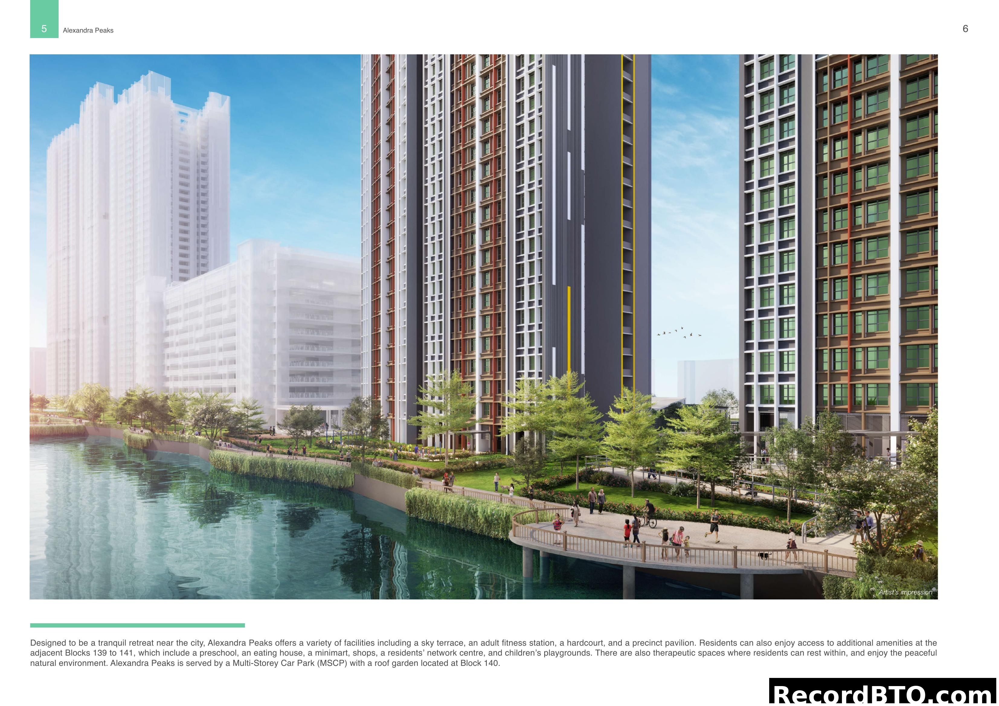 Alexandra Peaks: Riverside Living Artist's Impression