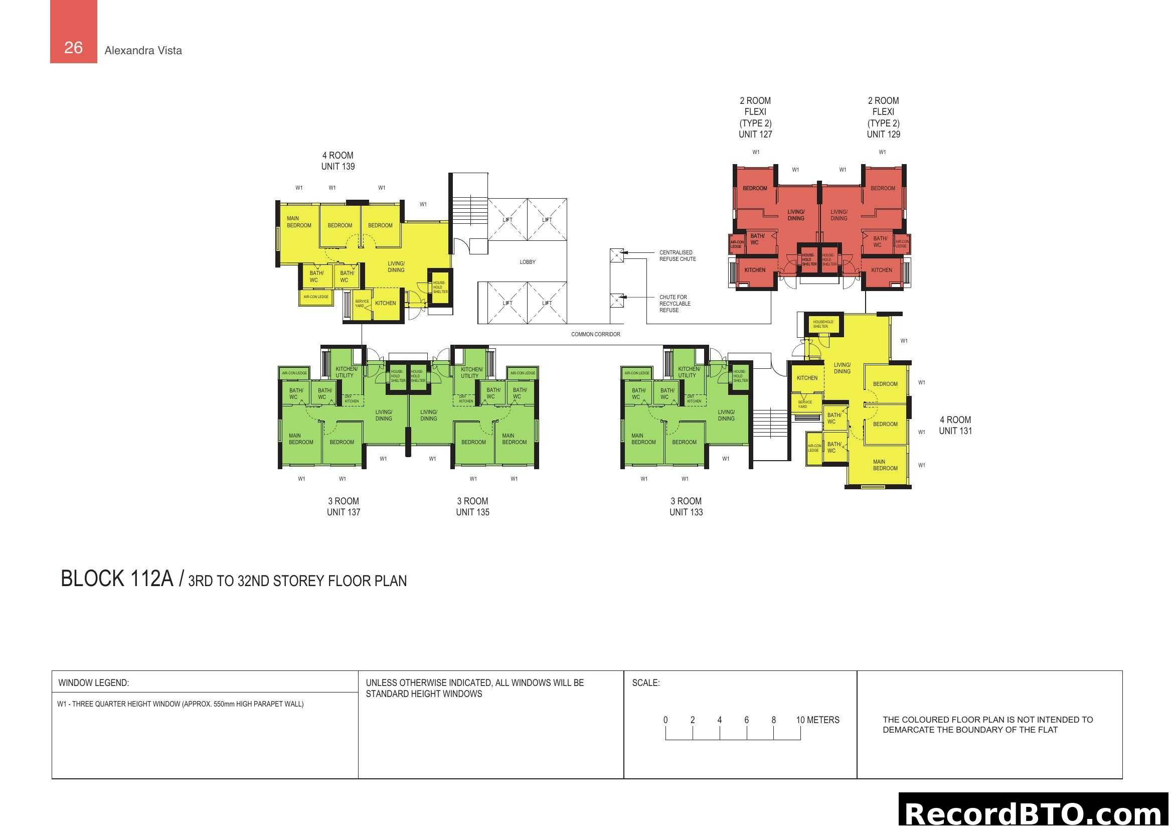 Block 112A Floor Plans (3rd-32nd Storey)
