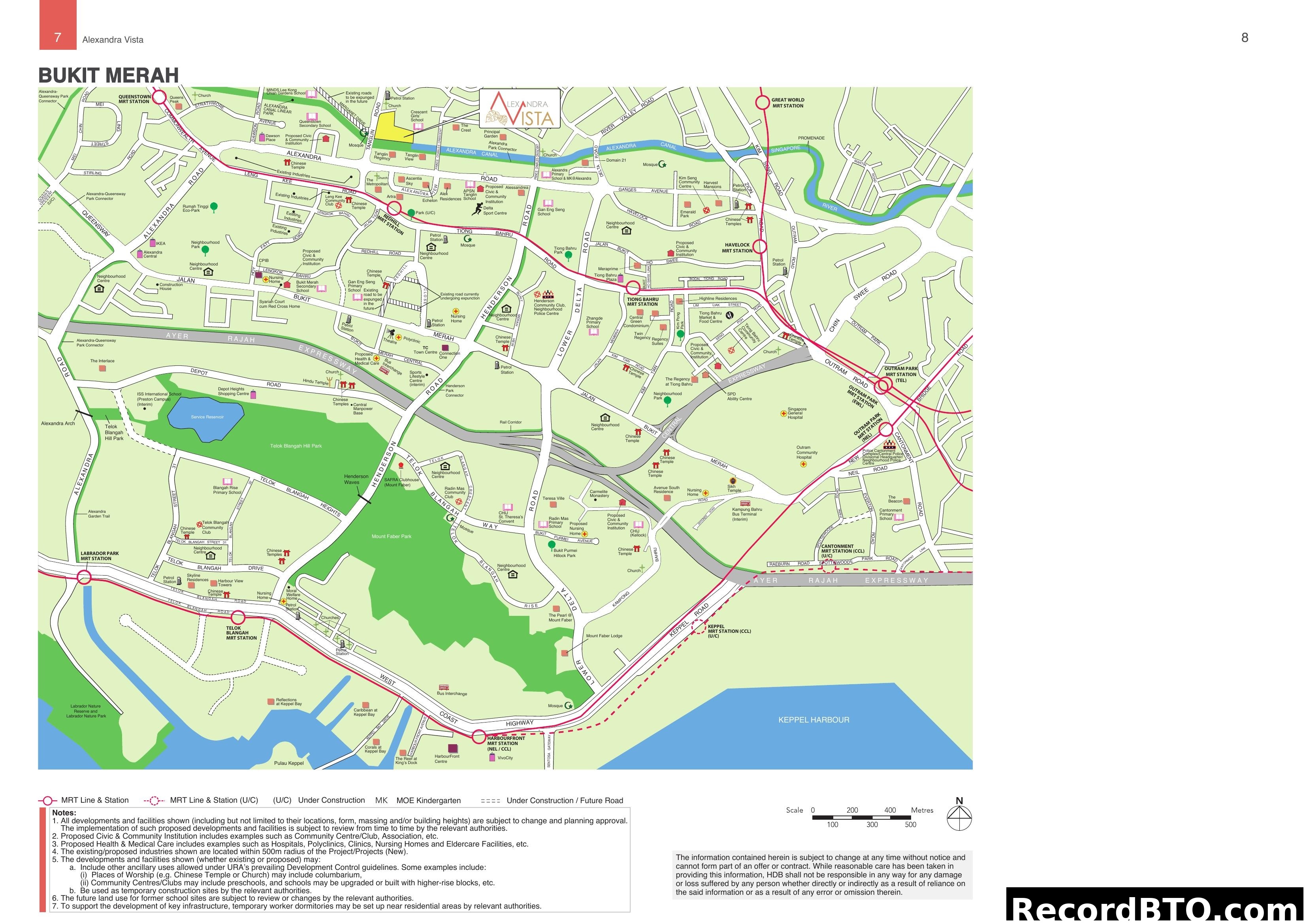 Alexandra Vista Location Map (Bukit Merah)