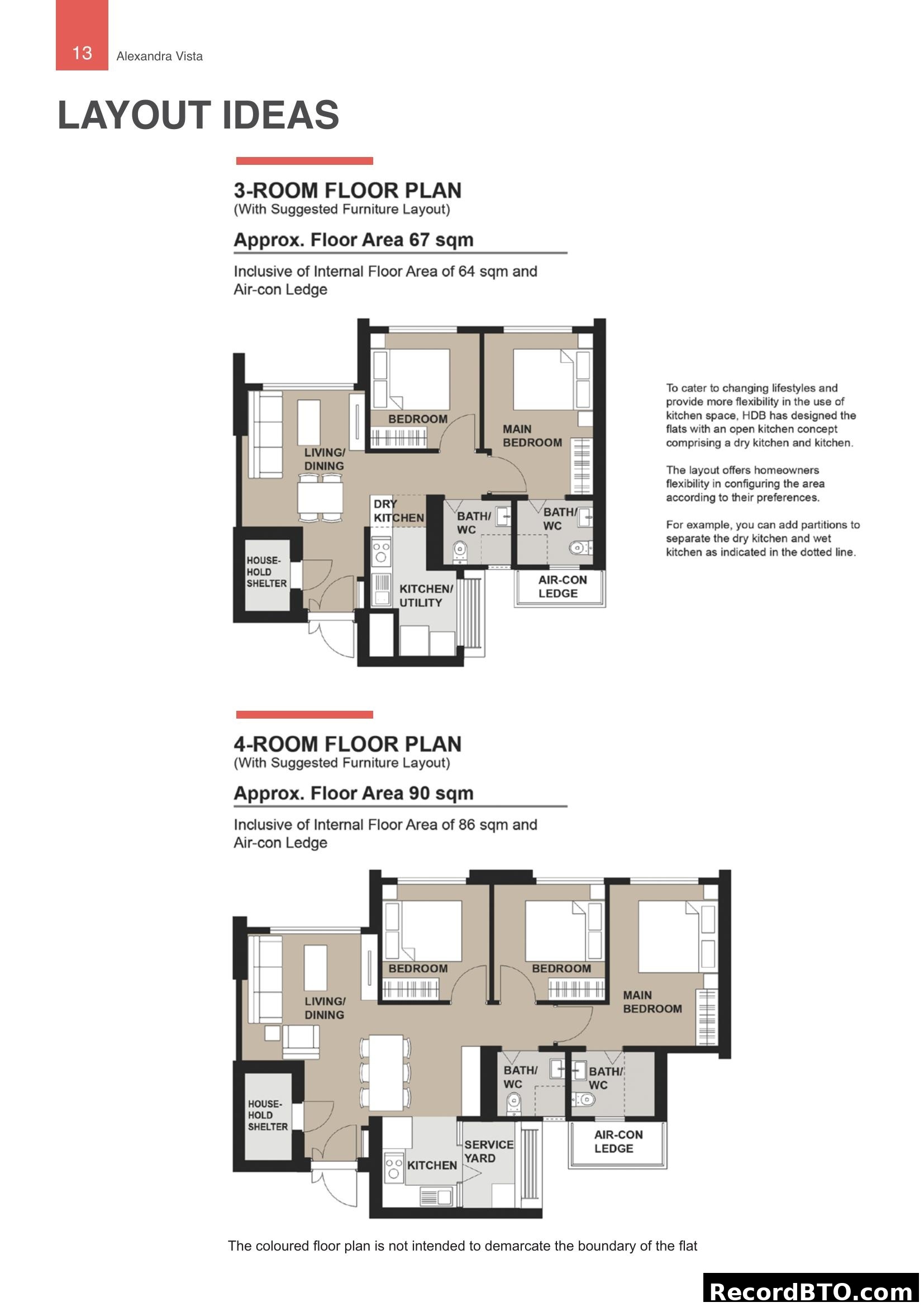 Alexandra Vista Layout Ideas & Floor Plans