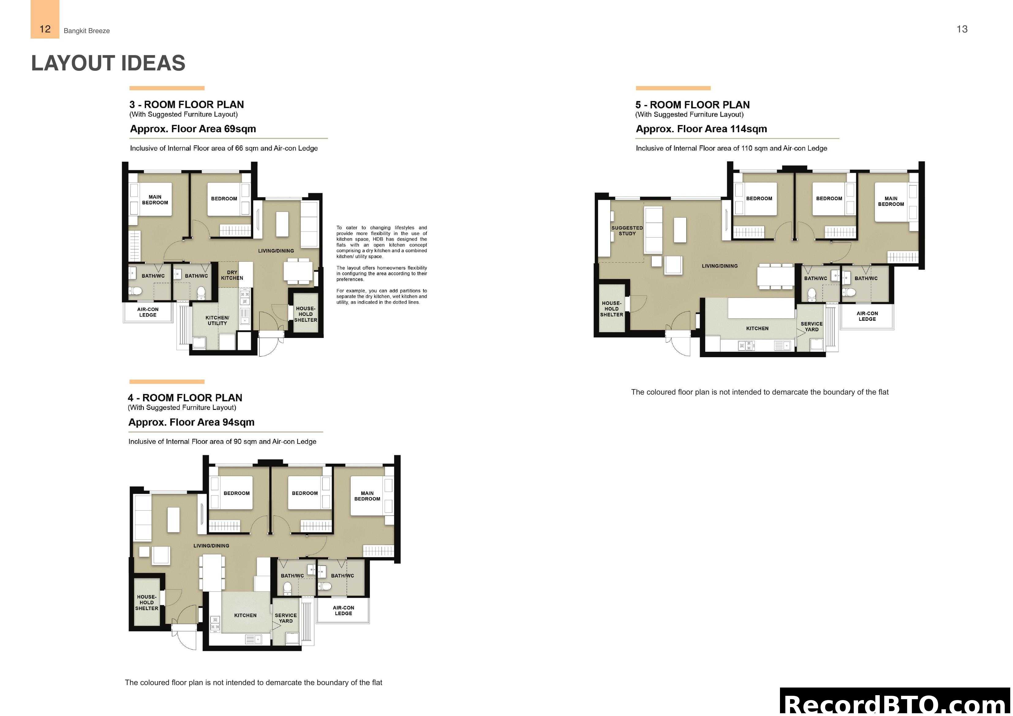 HDB Bangkit Breeze Layout Ideas
