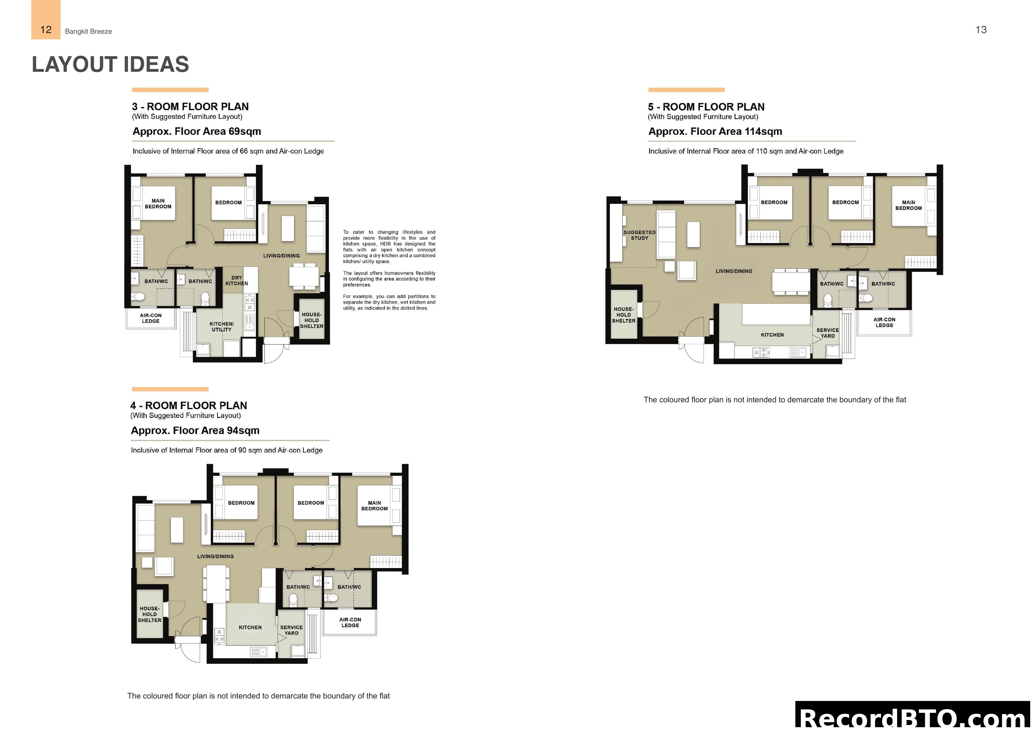 HDB Bangkit Breeze Layout Ideas