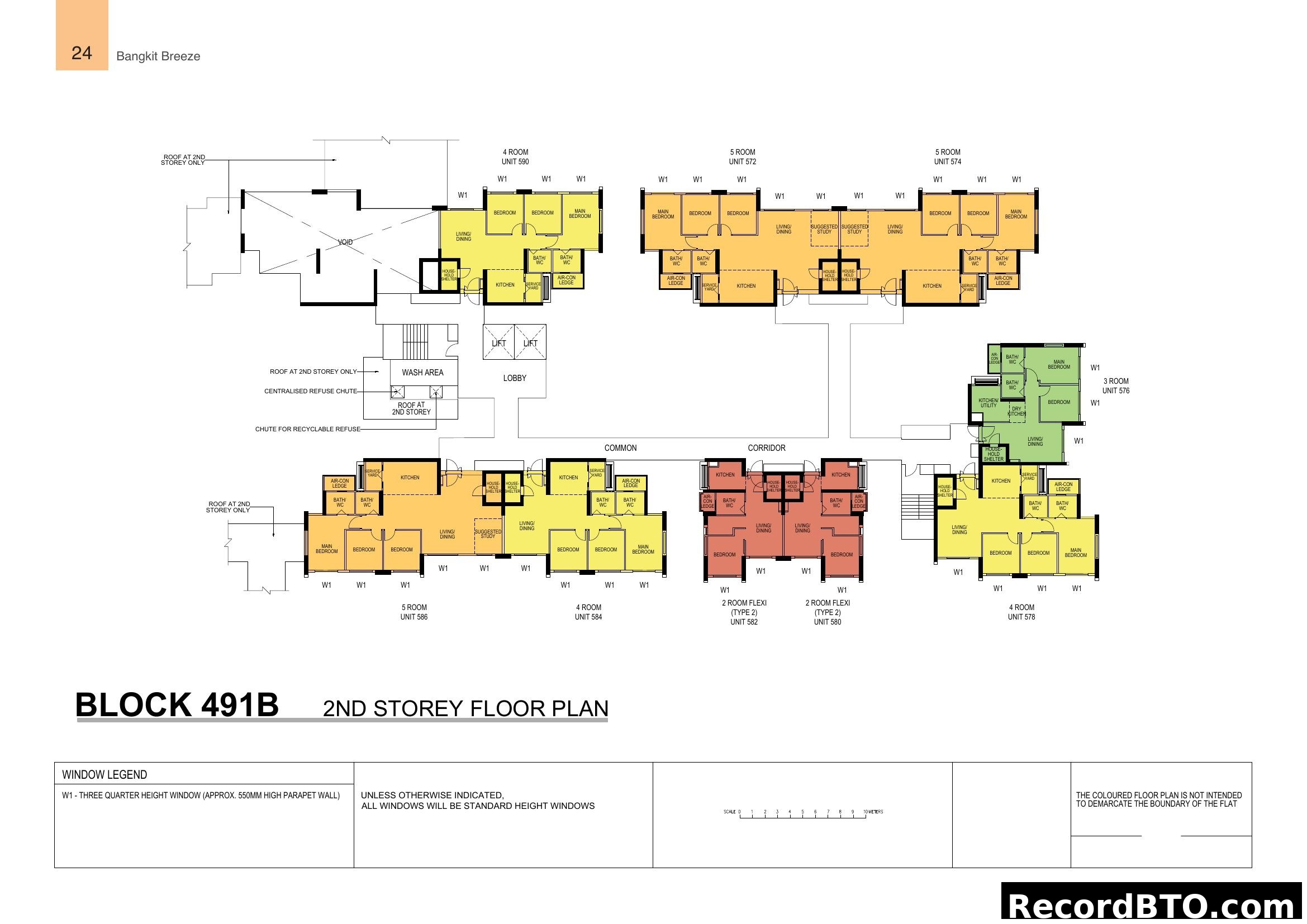 Bangkit Breeze - Block 491B 2nd Storey Floor Plan
