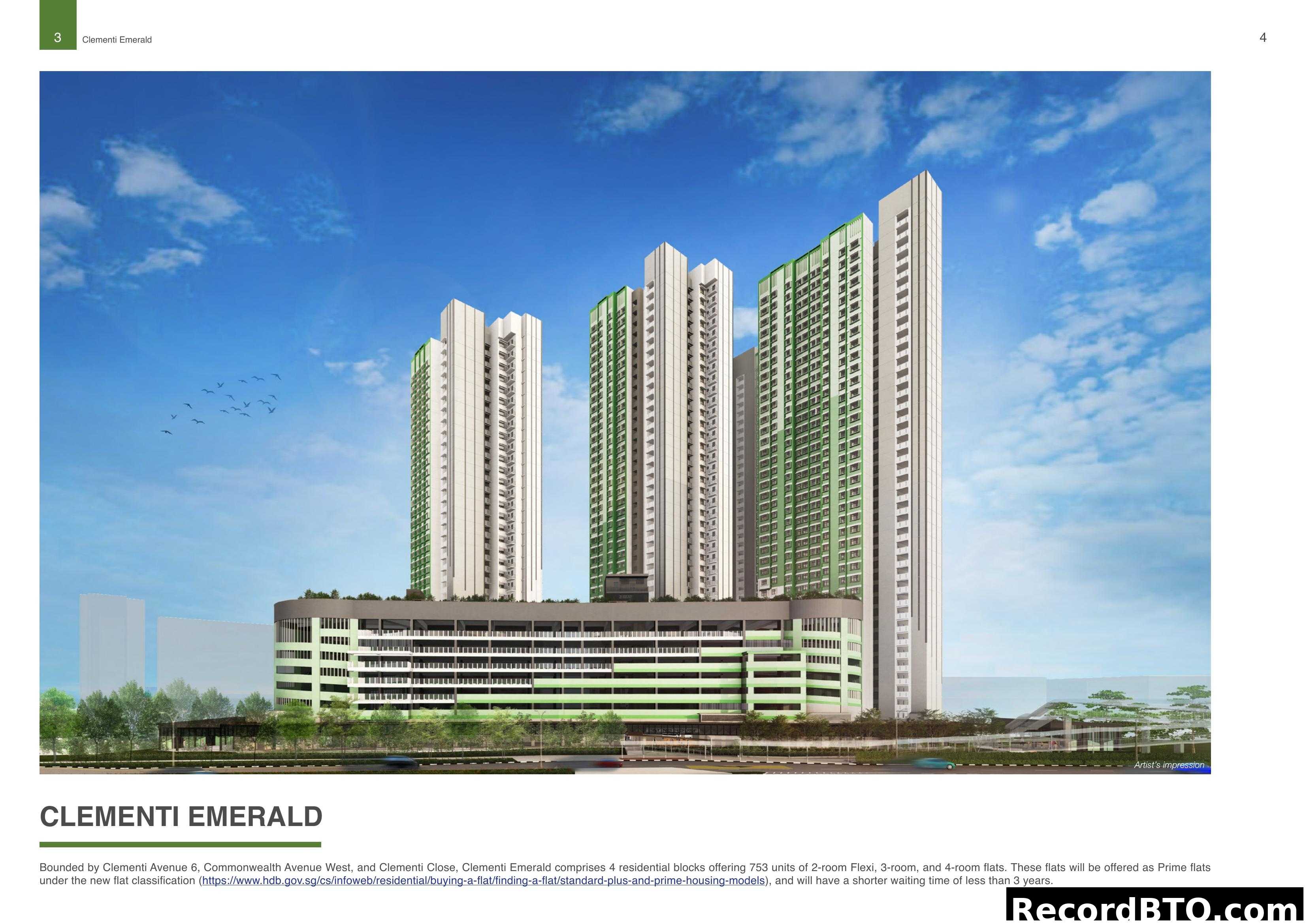 Clementi Emerald Artist's Impression