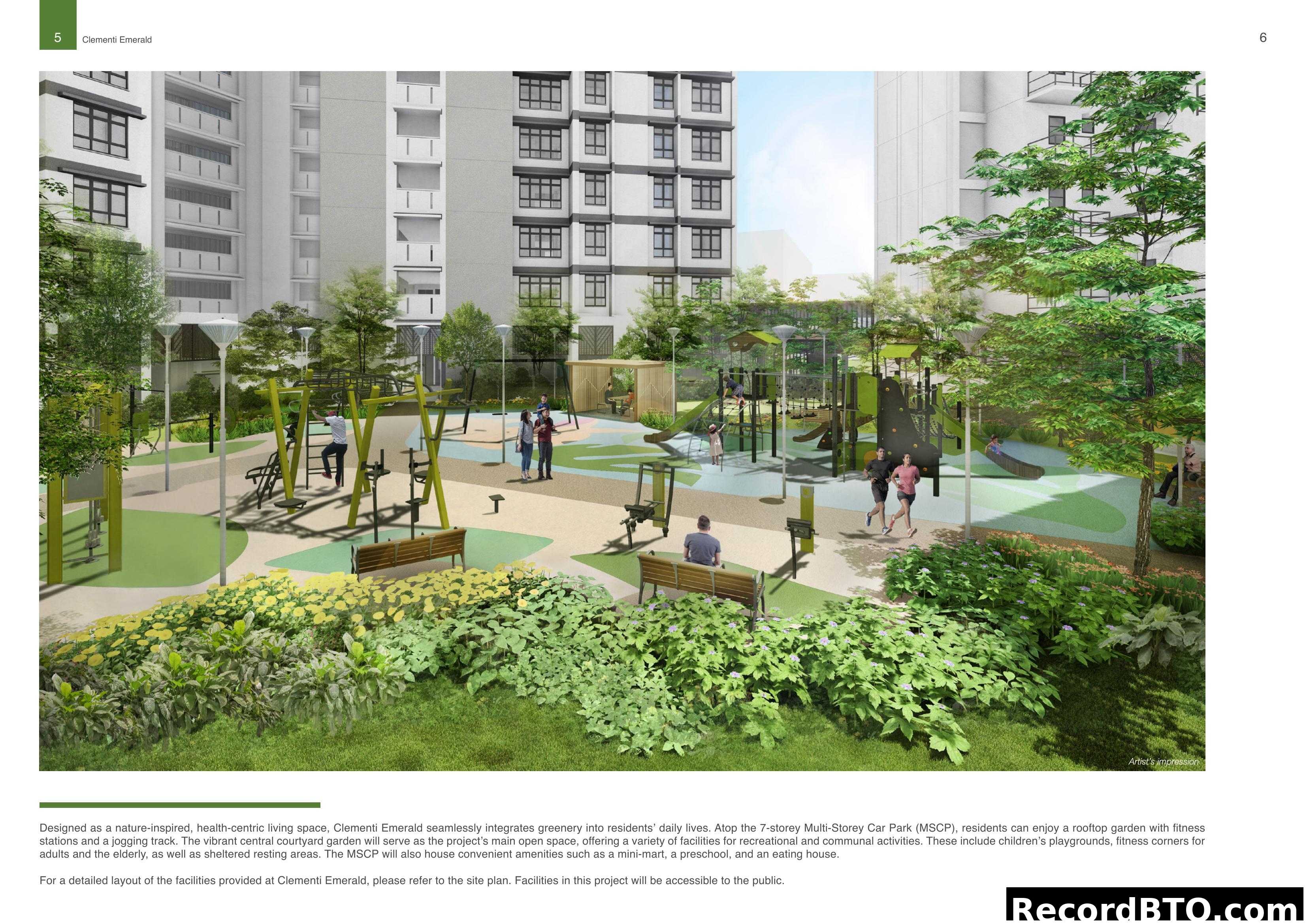 Clementi Emerald Rooftop Garden & Communal Facilities