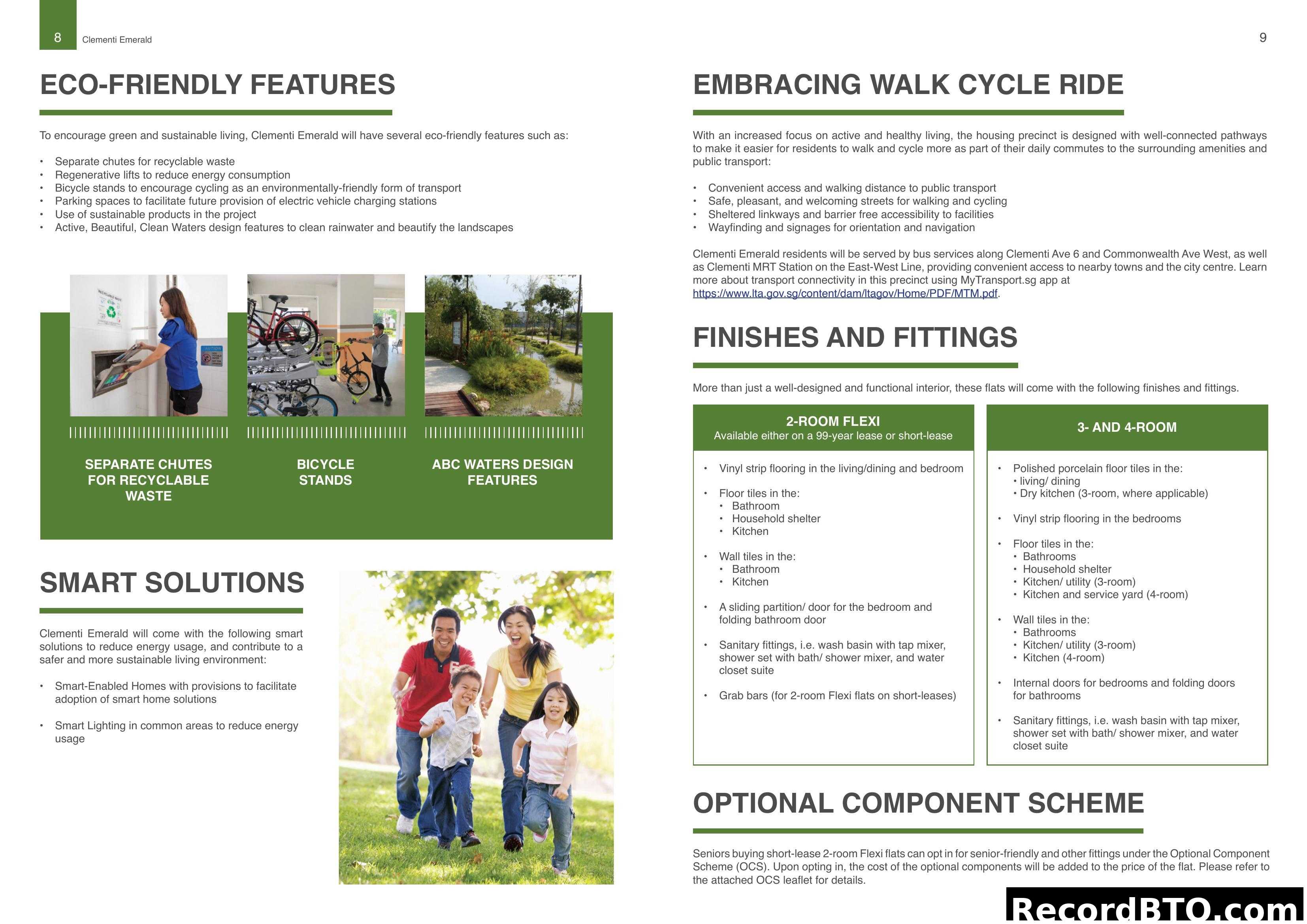 Clementi Emerald Features & Specifications