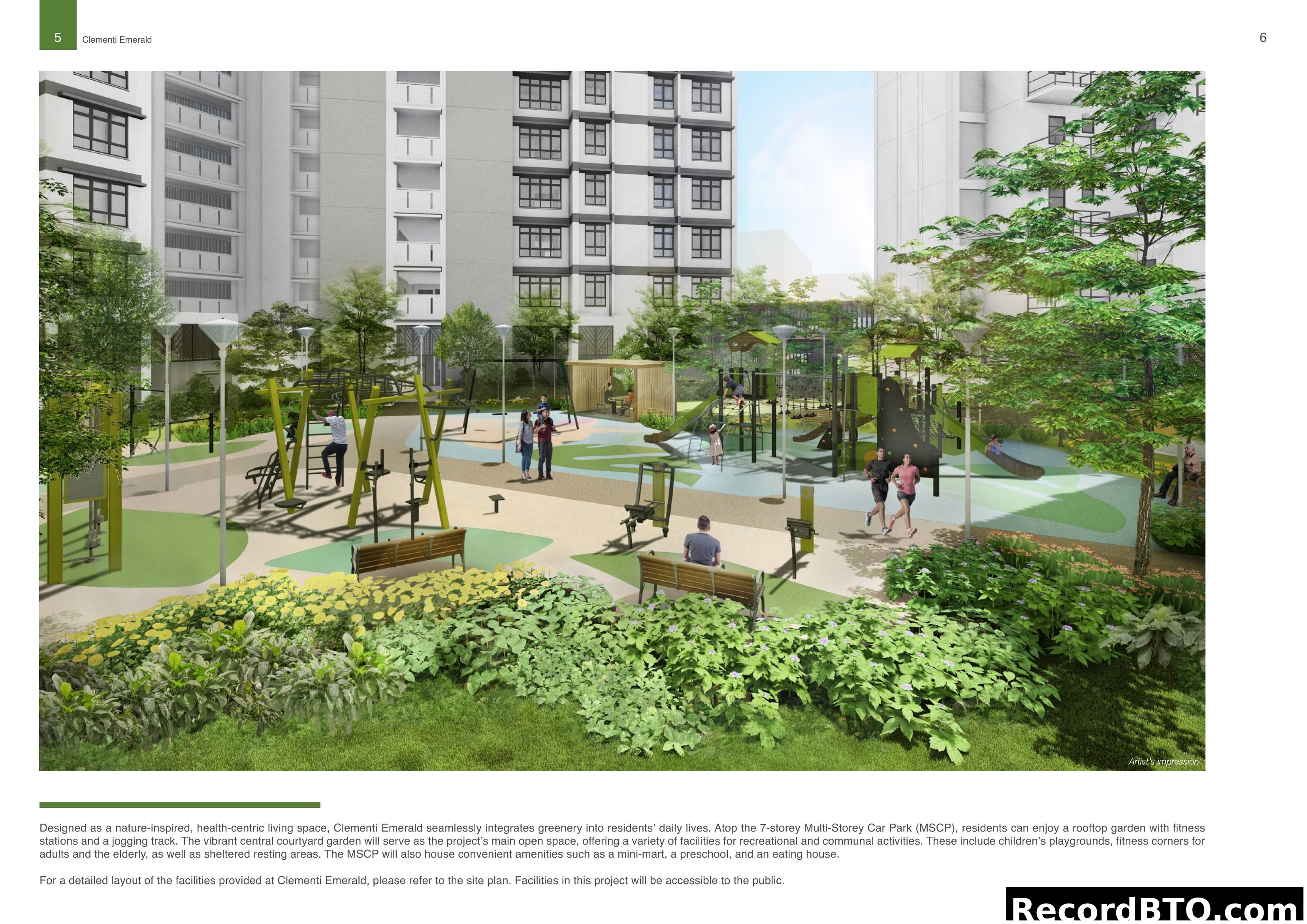 Clementi Emerald Rooftop Garden & Communal Facilities