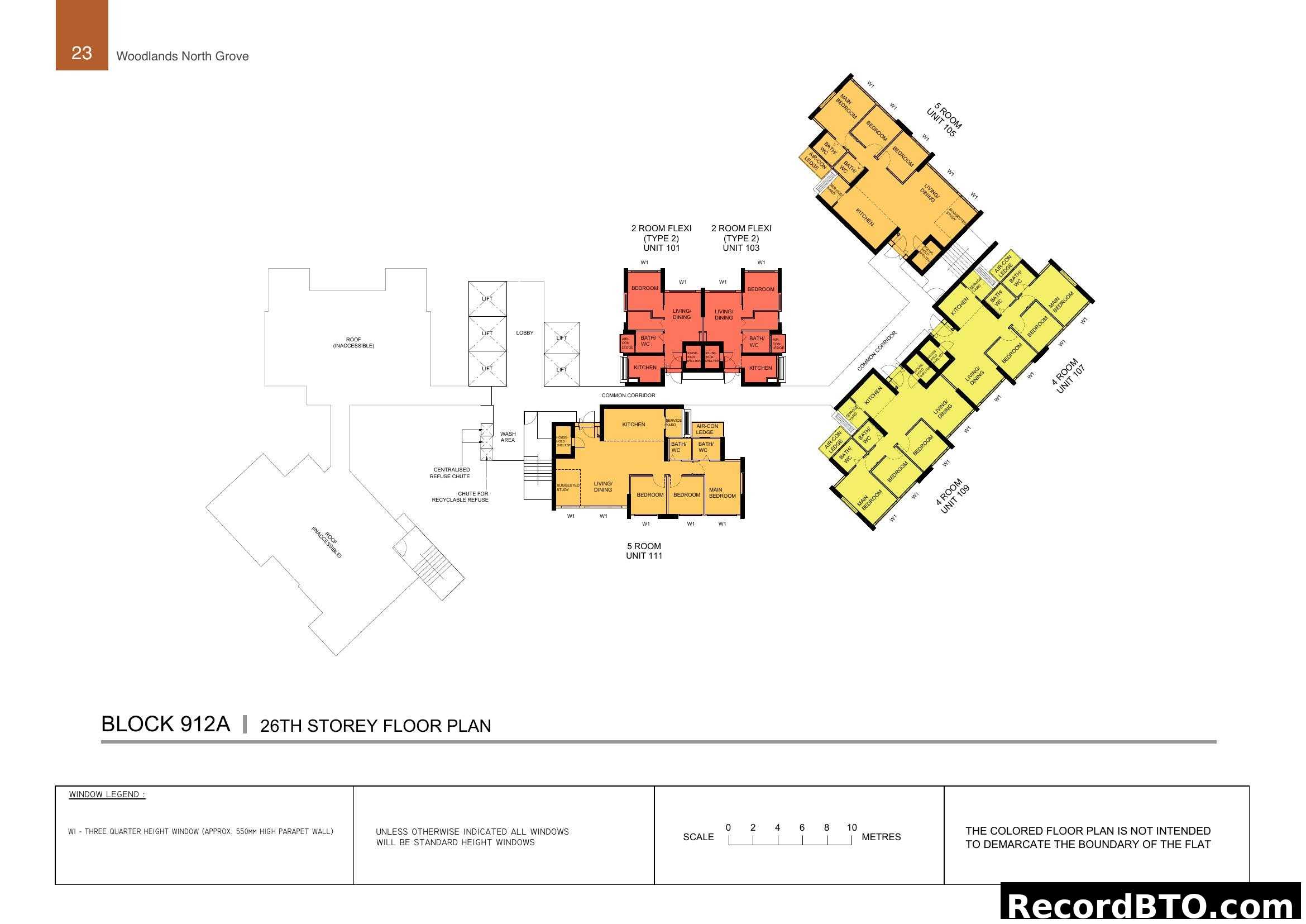 Block 912A | 26th Storey Floor Plan