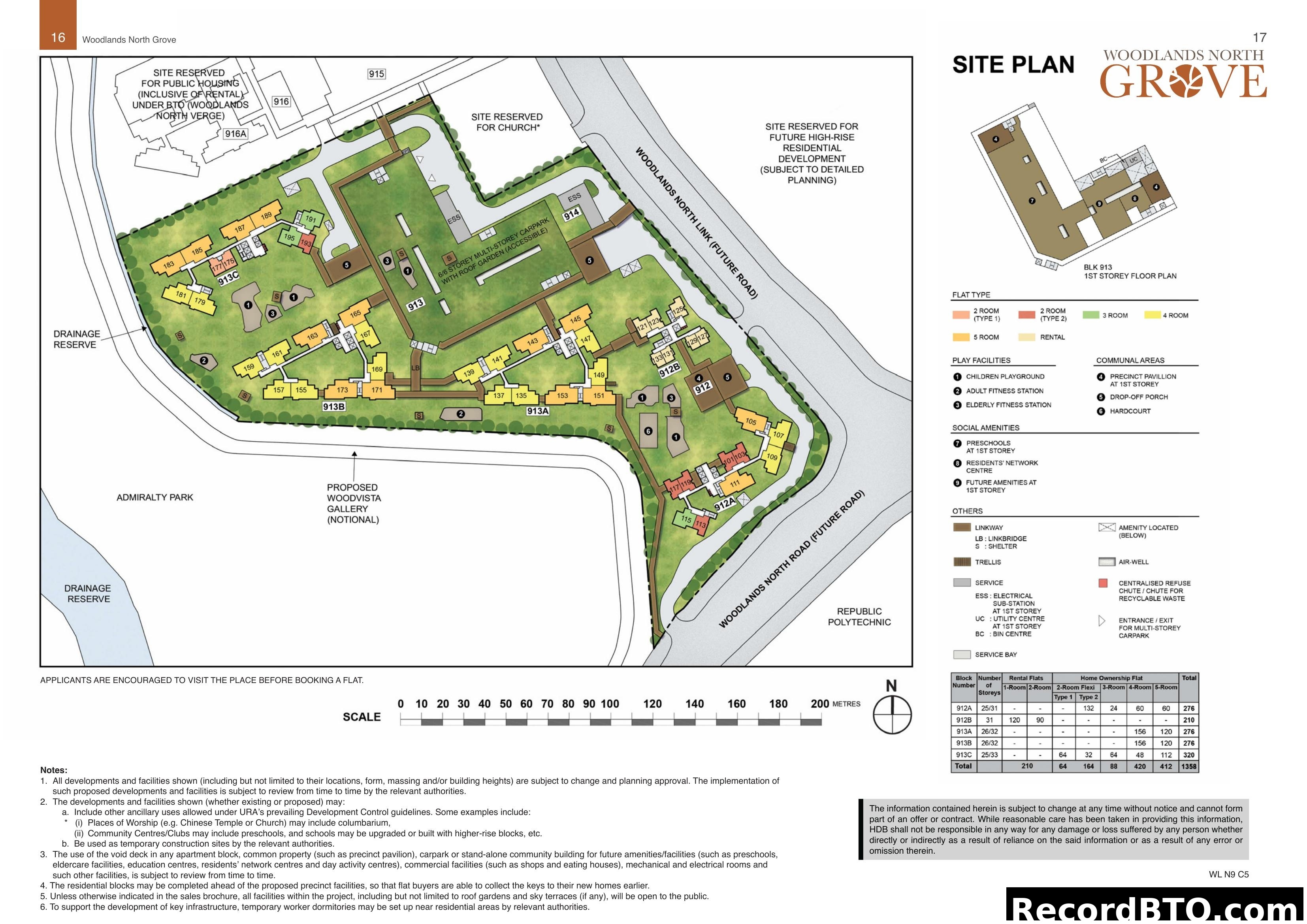 Woodlands North Grove Site Plan