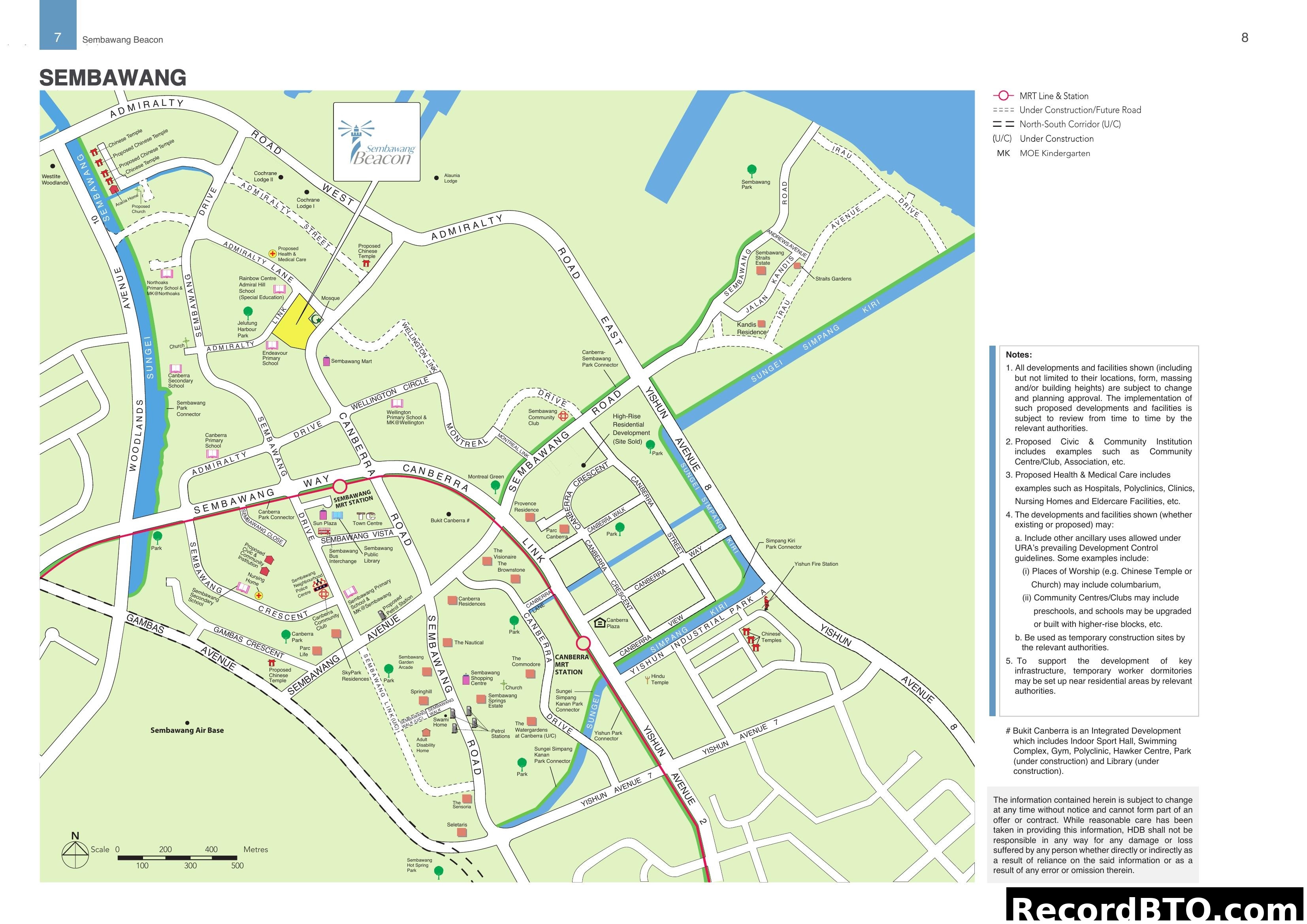 Sembawang Beacon Locality Map