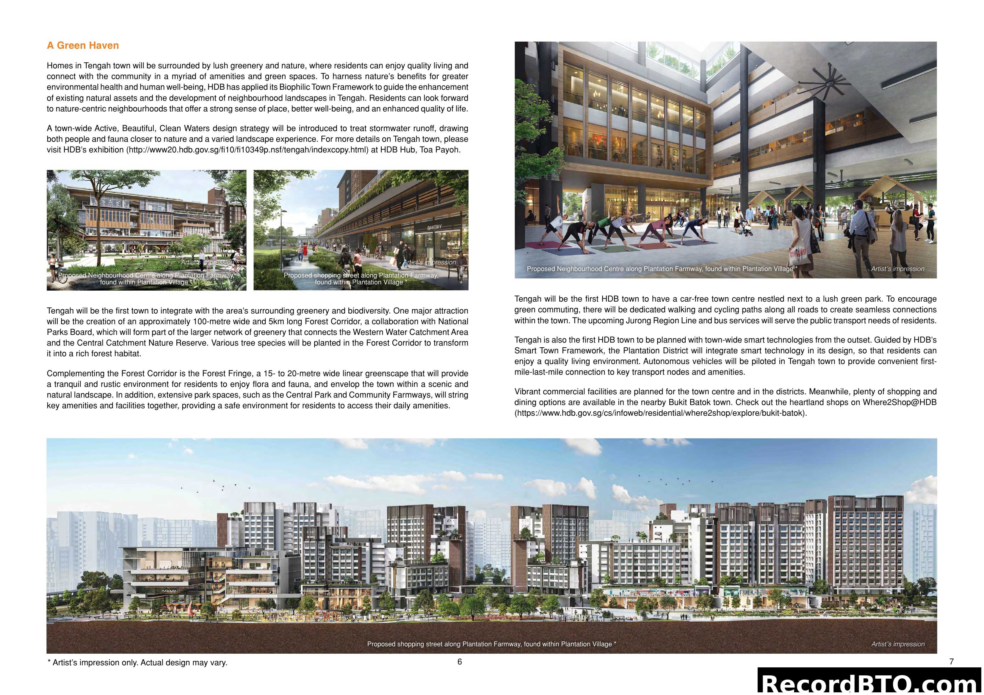A Green Haven: Tengah Town's Green Features & Smart Living