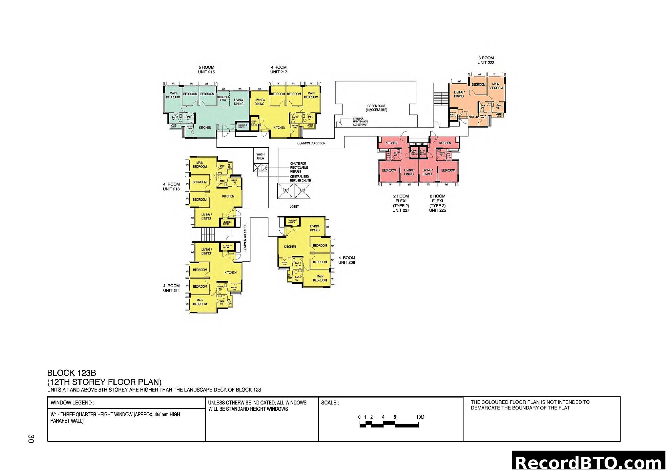 Block 123B (12th Storey Floor Plan)