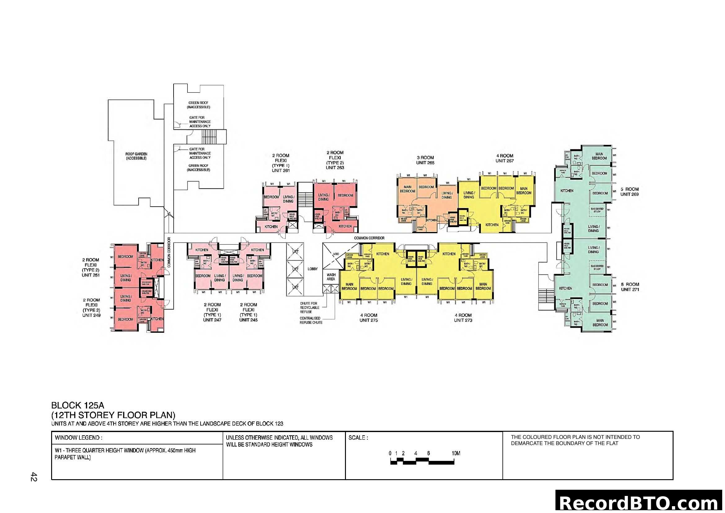 Block 125A, 12th Storey Floor Plan