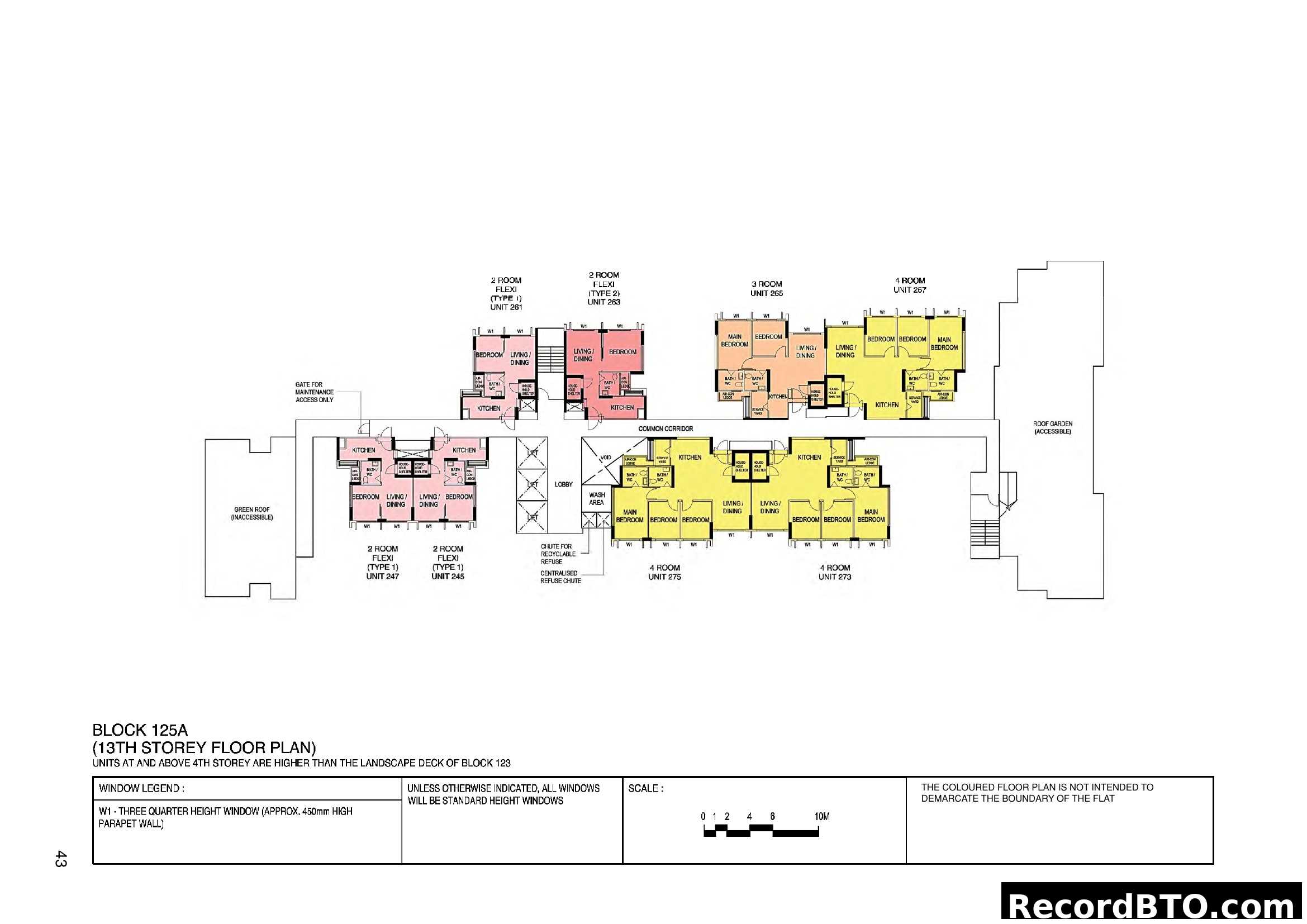 Block 125A, 13th Storey Floor Plan