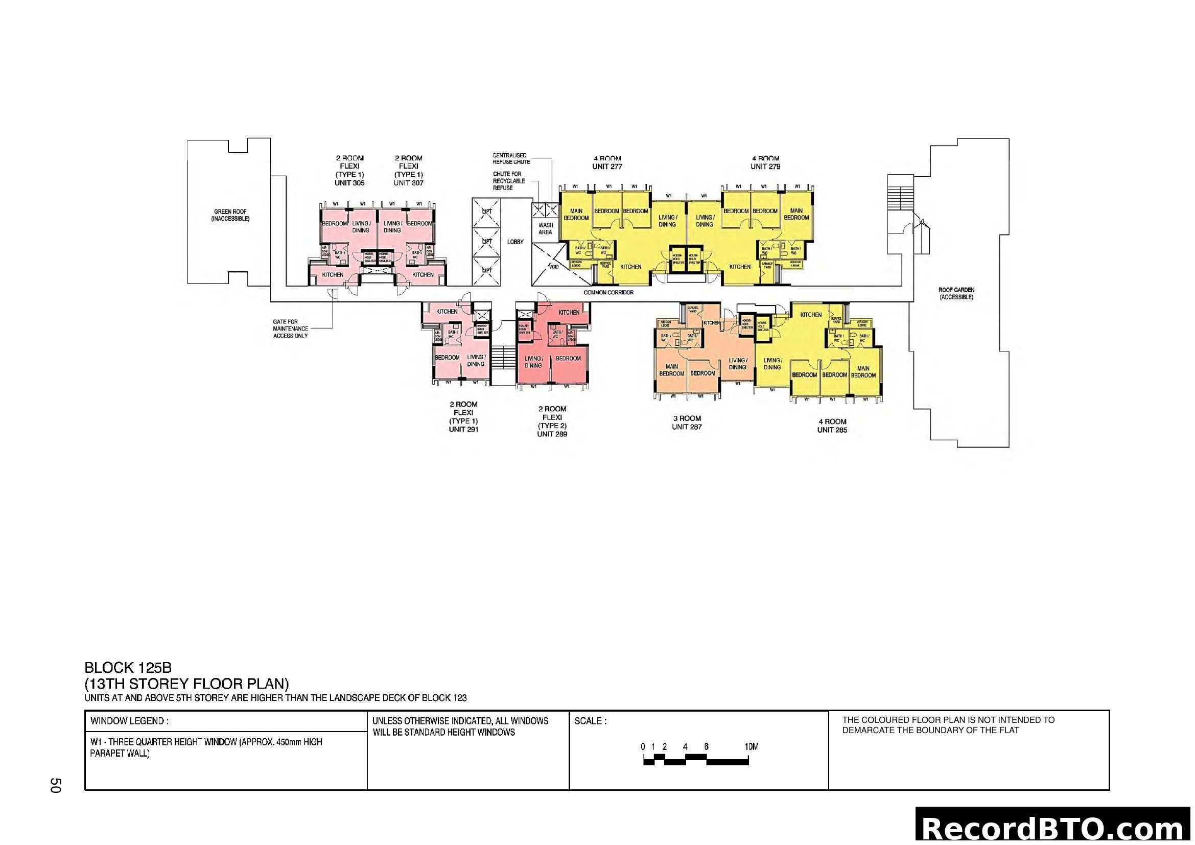 Block 125B, 13th Storey Floor Plan