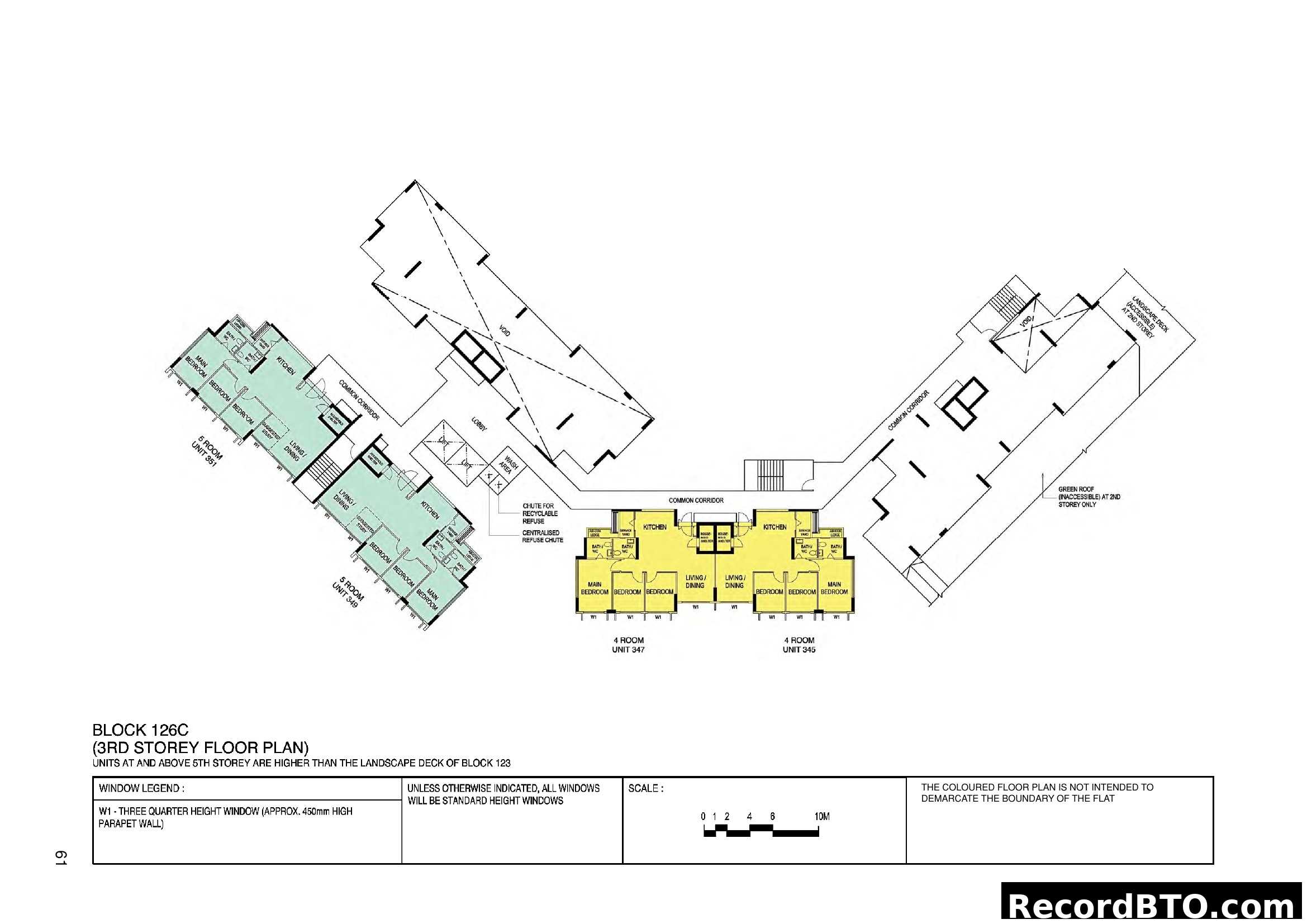 Block 126C 3rd Storey Floor Plan
