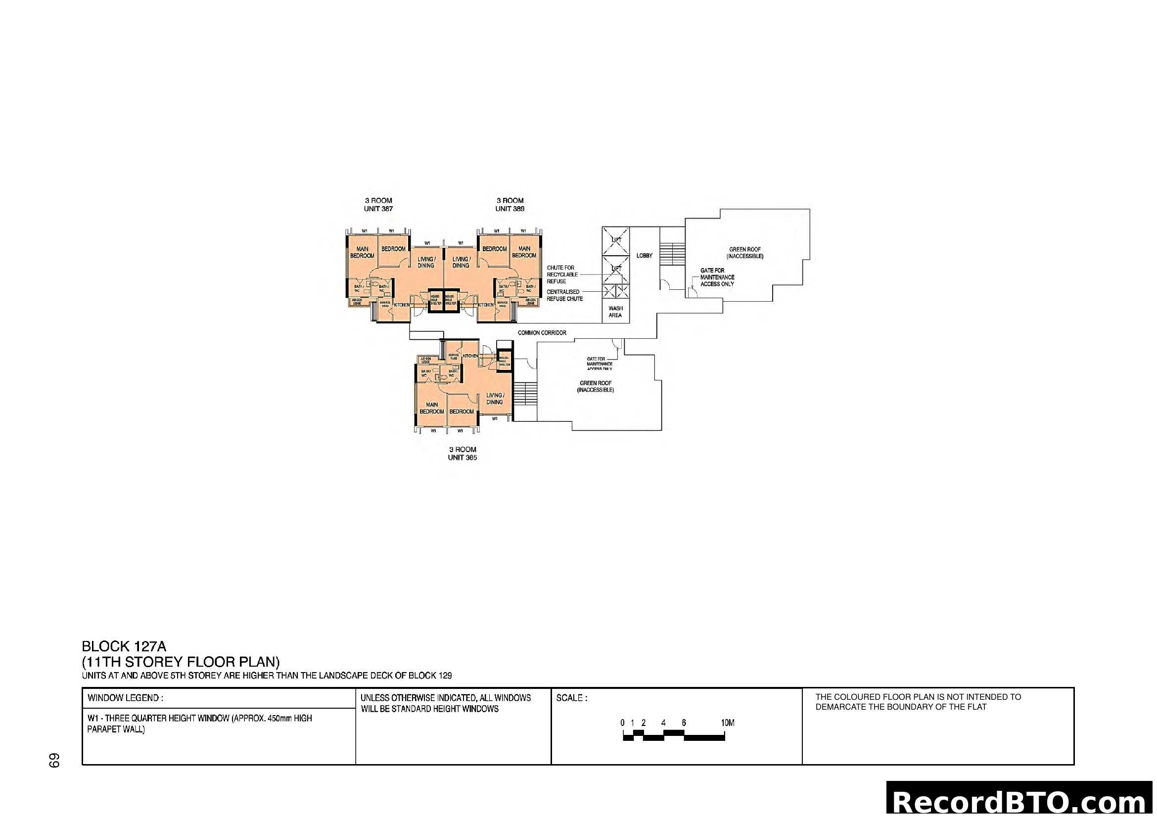 Block 127A, 11th Storey Floor Plan