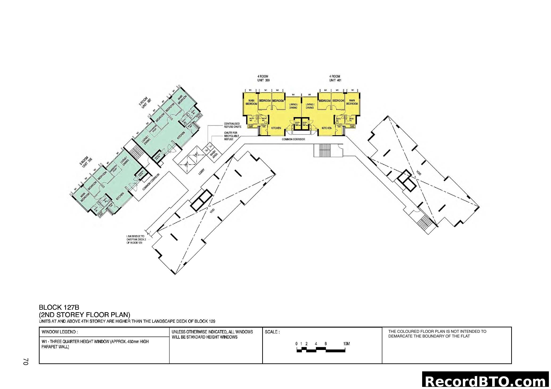 Block 127B - 2nd Storey Floor Plan