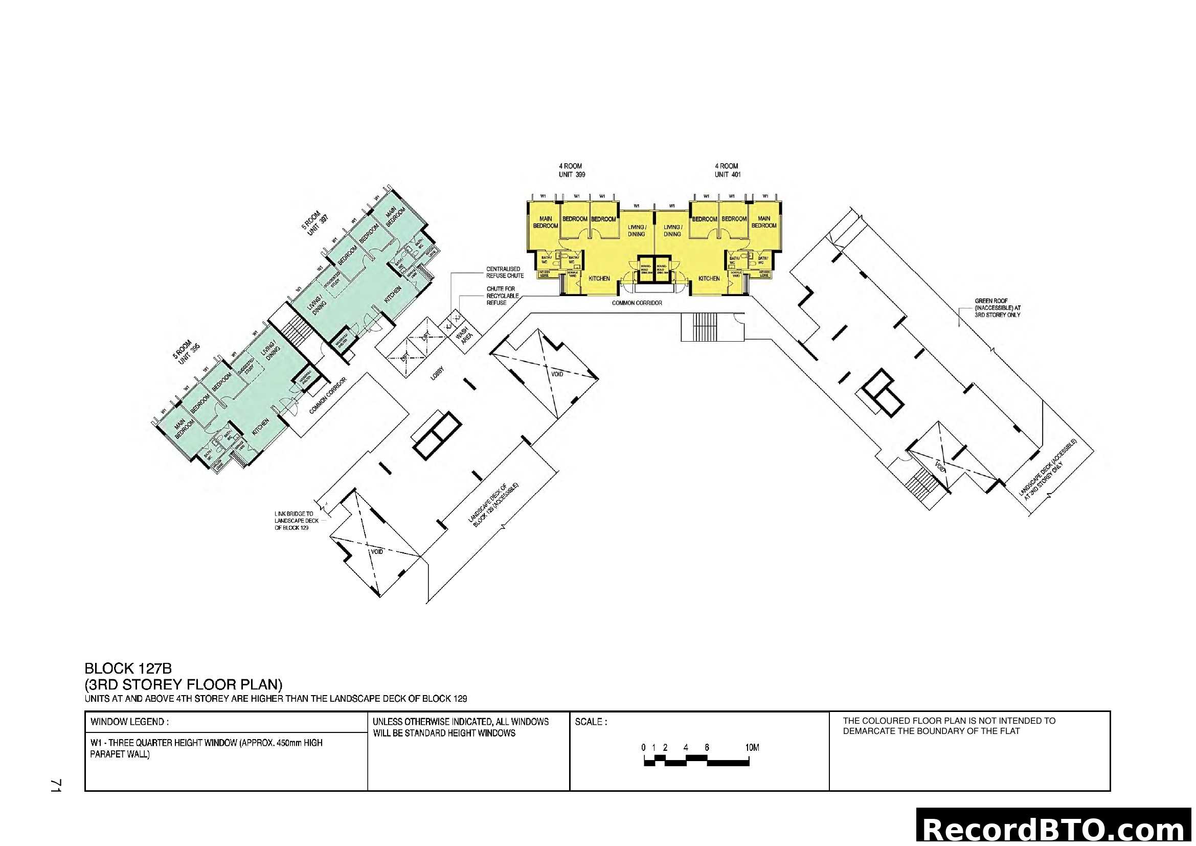 Block 127B 3rd Storey Floor Plan