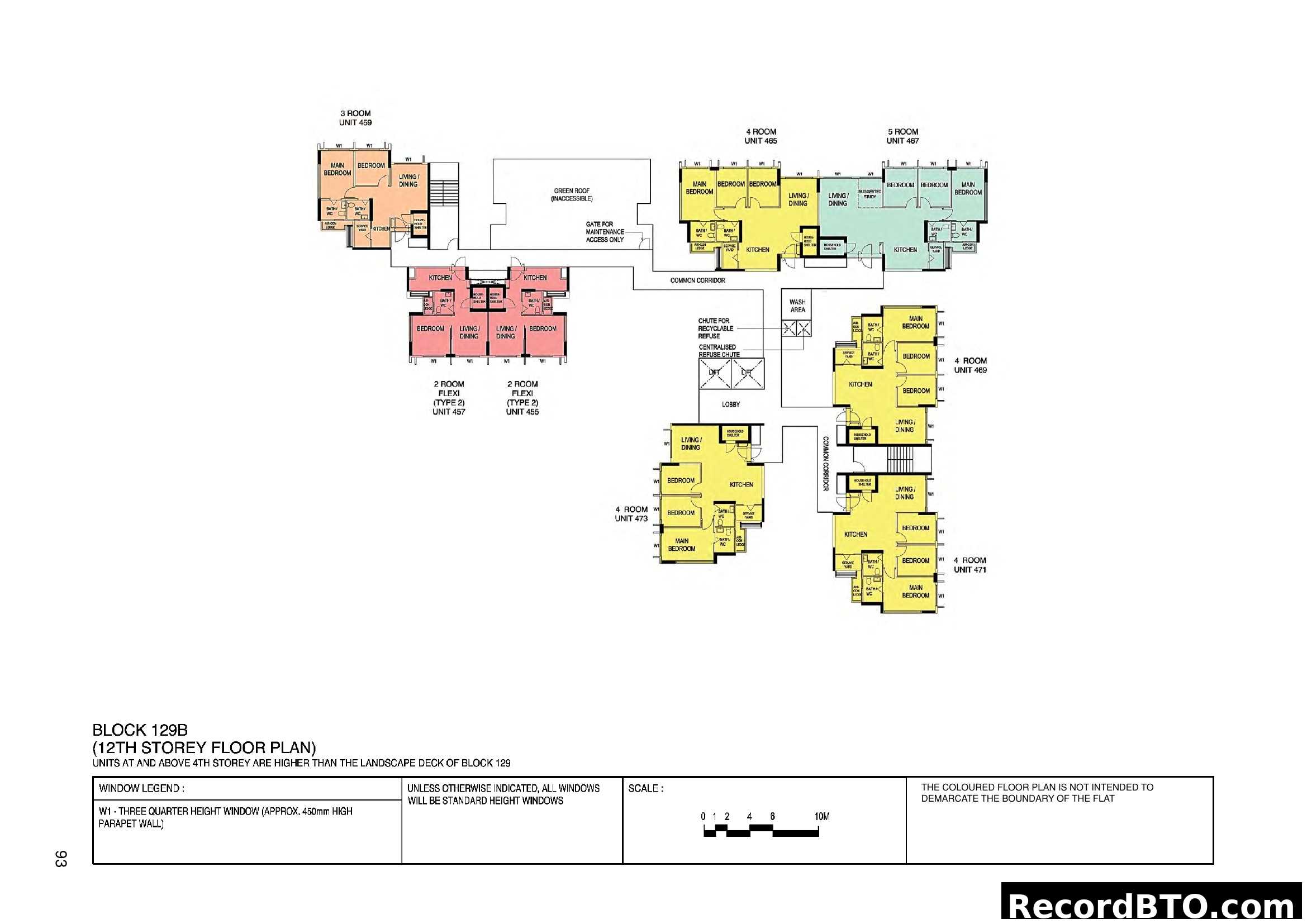 Block 129B (12th Storey Floor Plan)