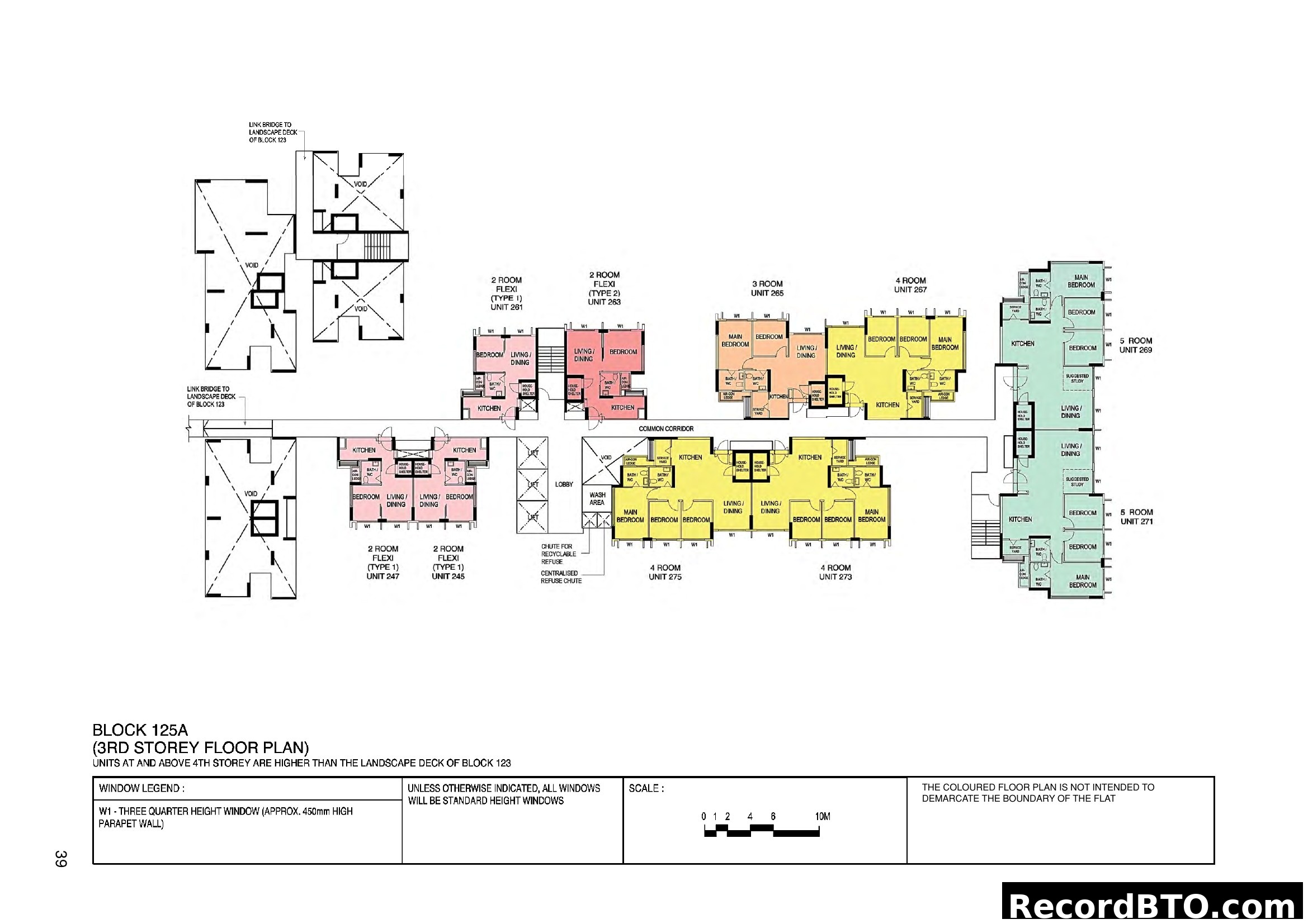 Block 125A 3rd Storey Floor Plan