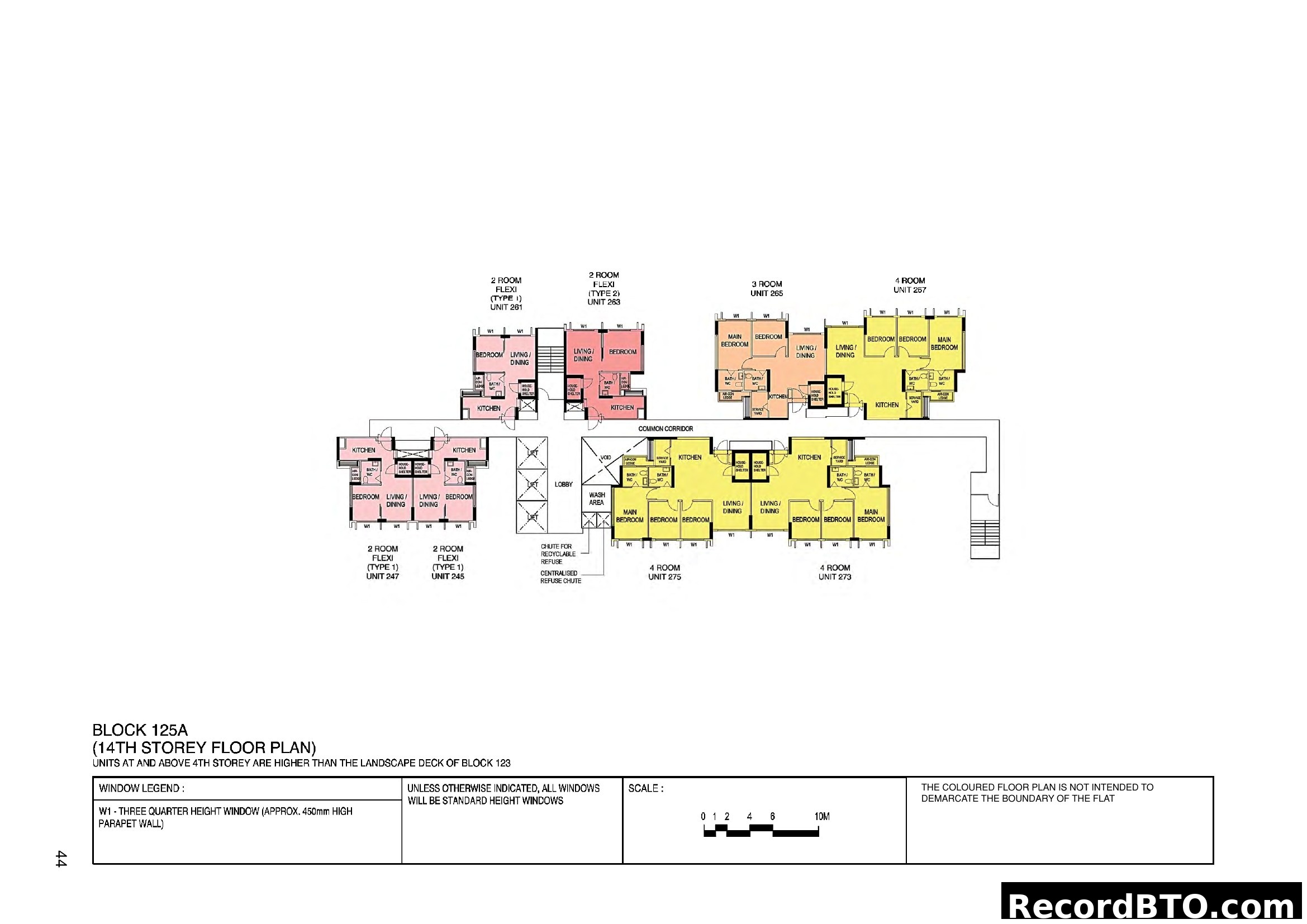 Block 125A (14th Storey Floor Plan)