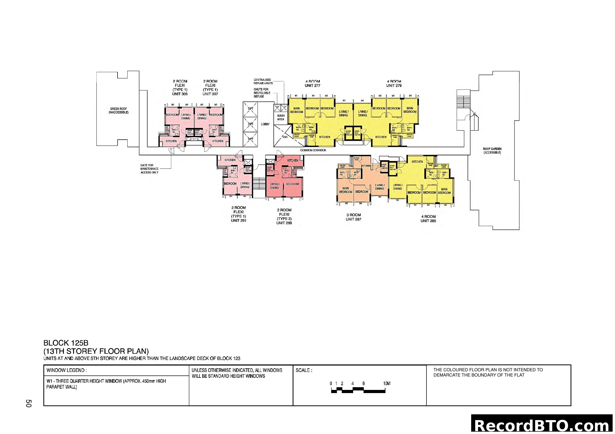 Block 125B, 13th Storey Floor Plan