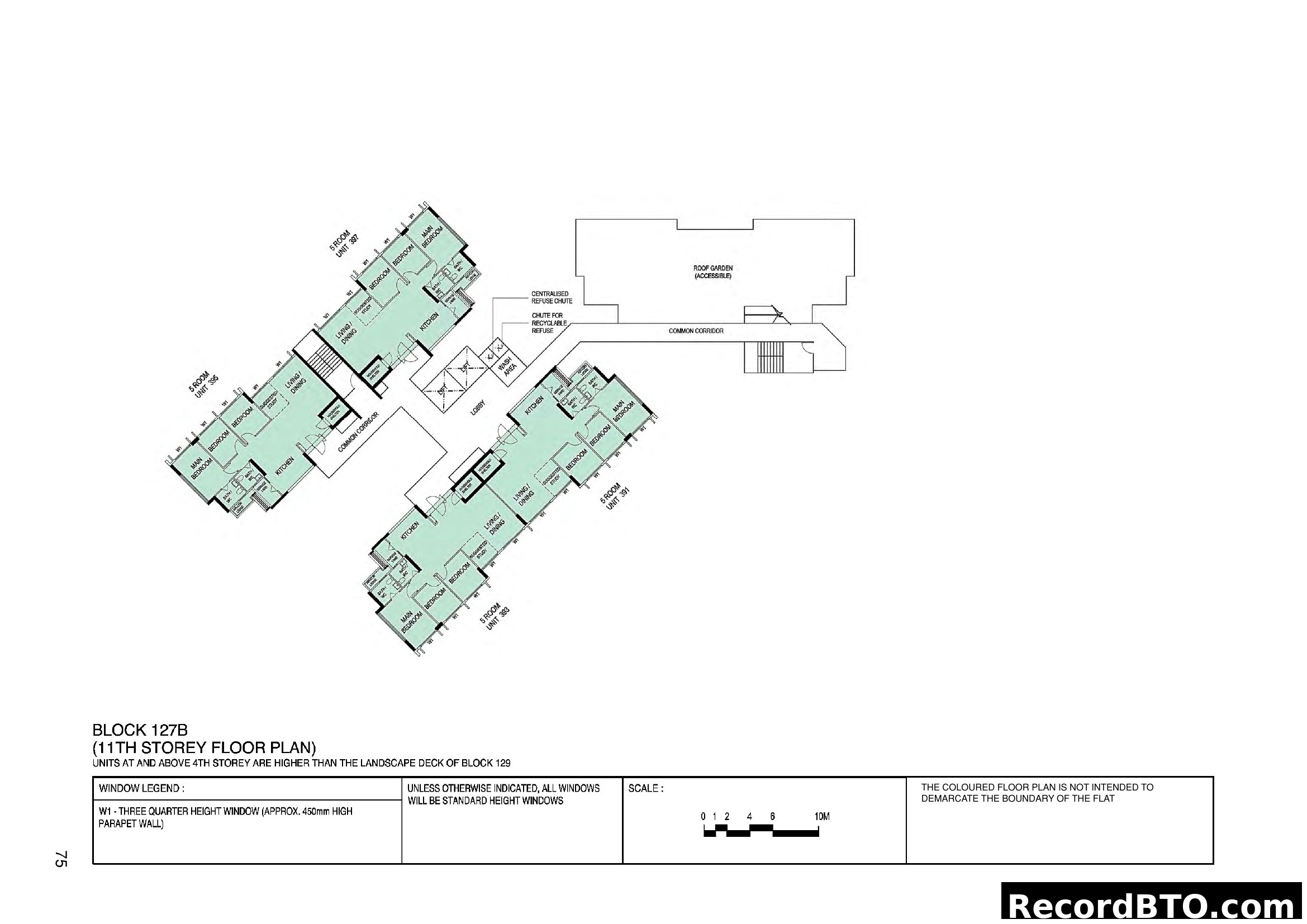 Block 127B 11th Storey Floor Plan