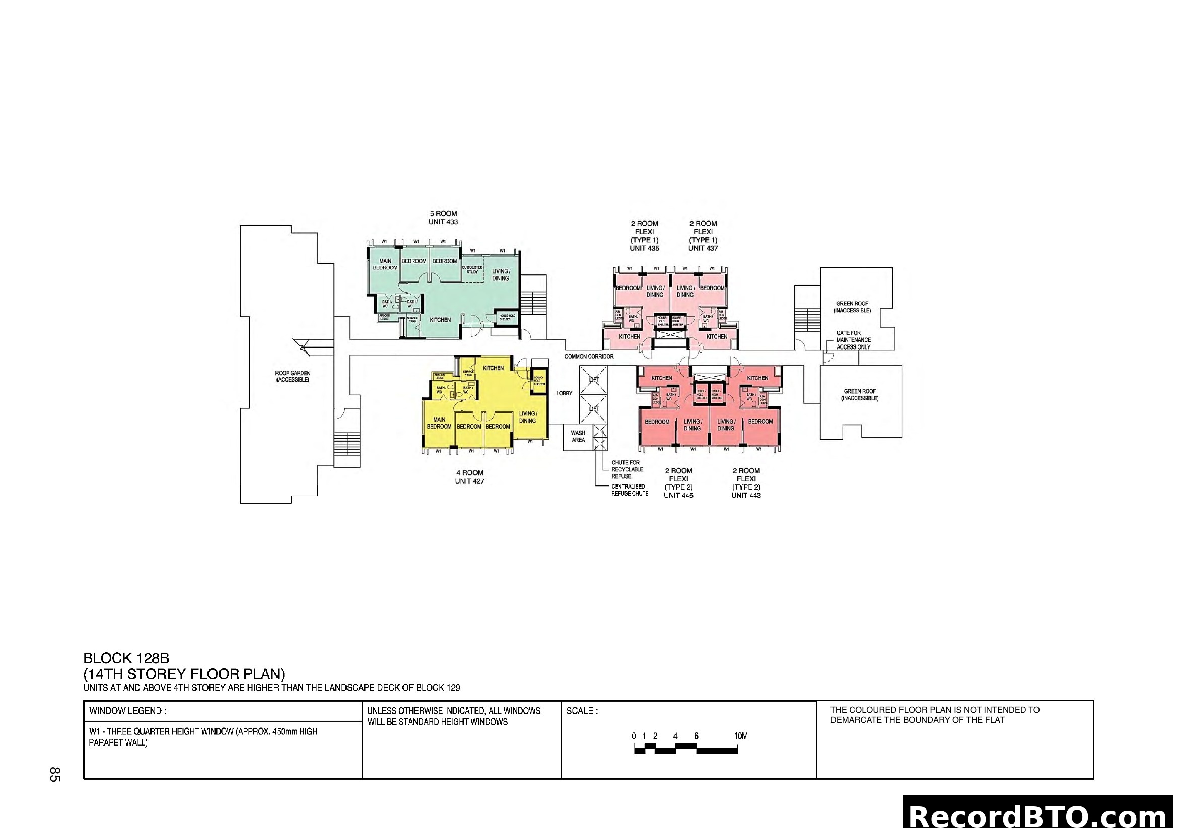 Block 128B (14th Storey Floor Plan)