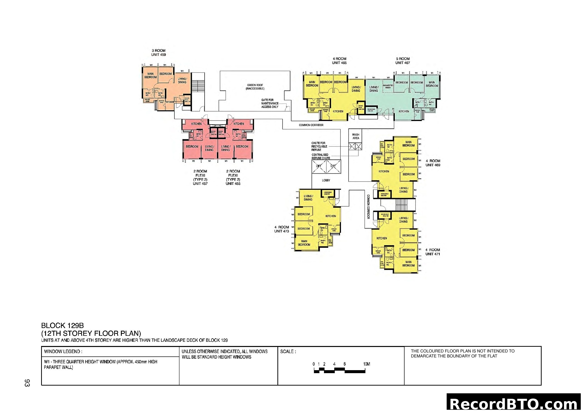 Block 129B (12th Storey Floor Plan)