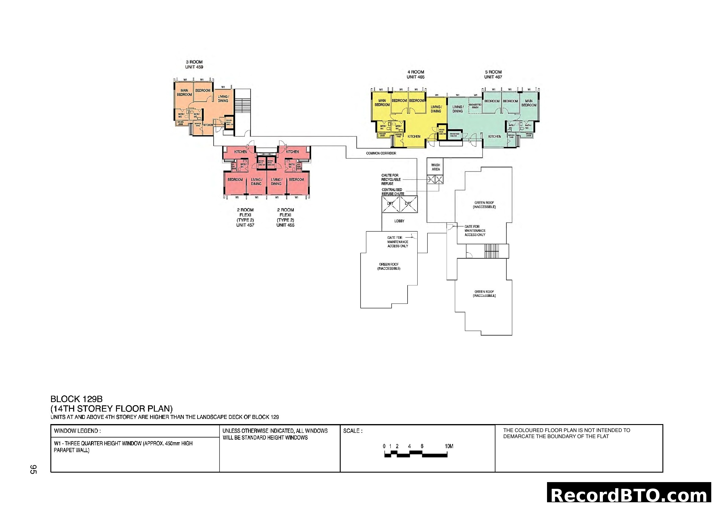 Block 129B 14th Storey Floor Plan
