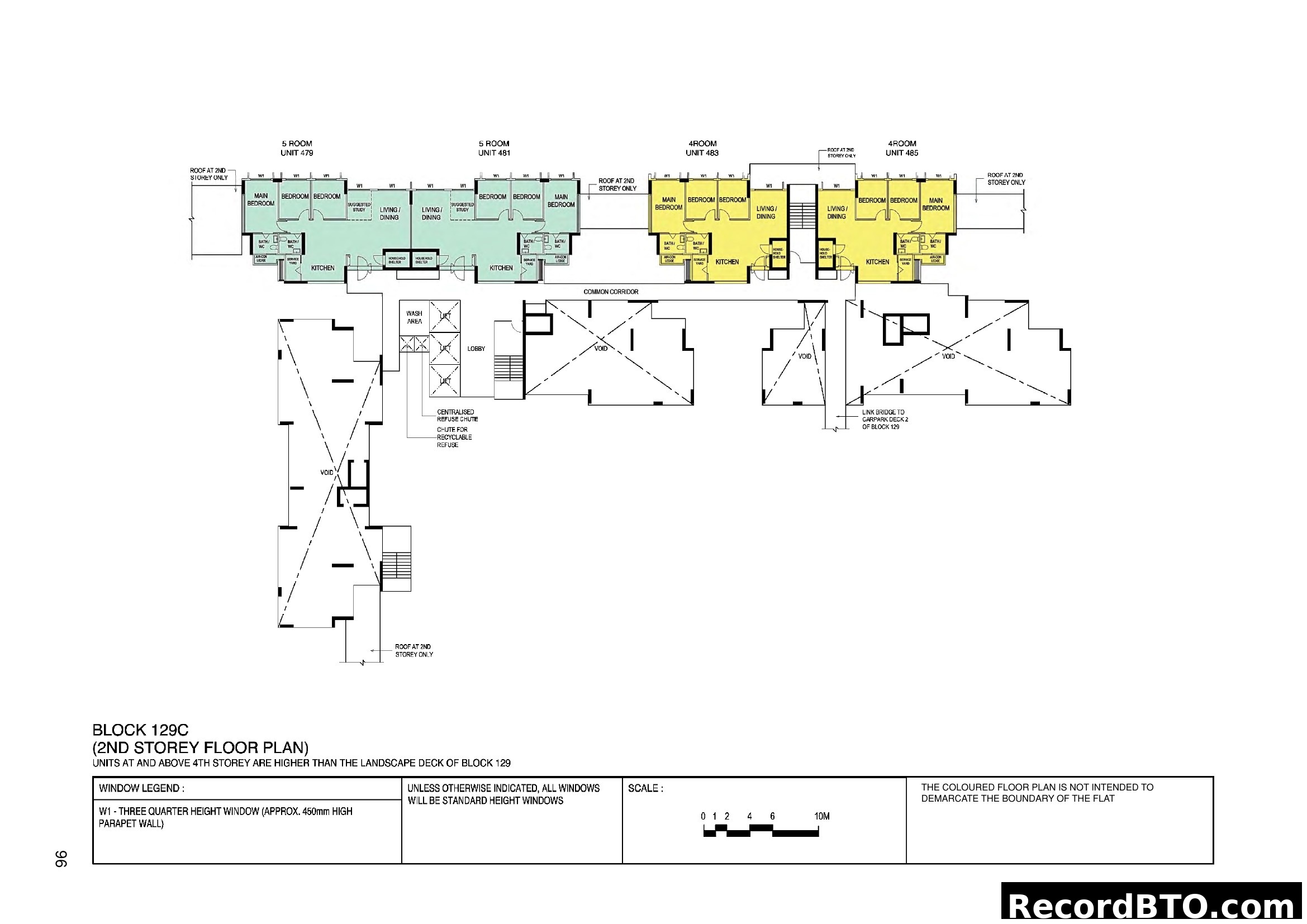 Block 129C - 2nd Storey Floor Plan