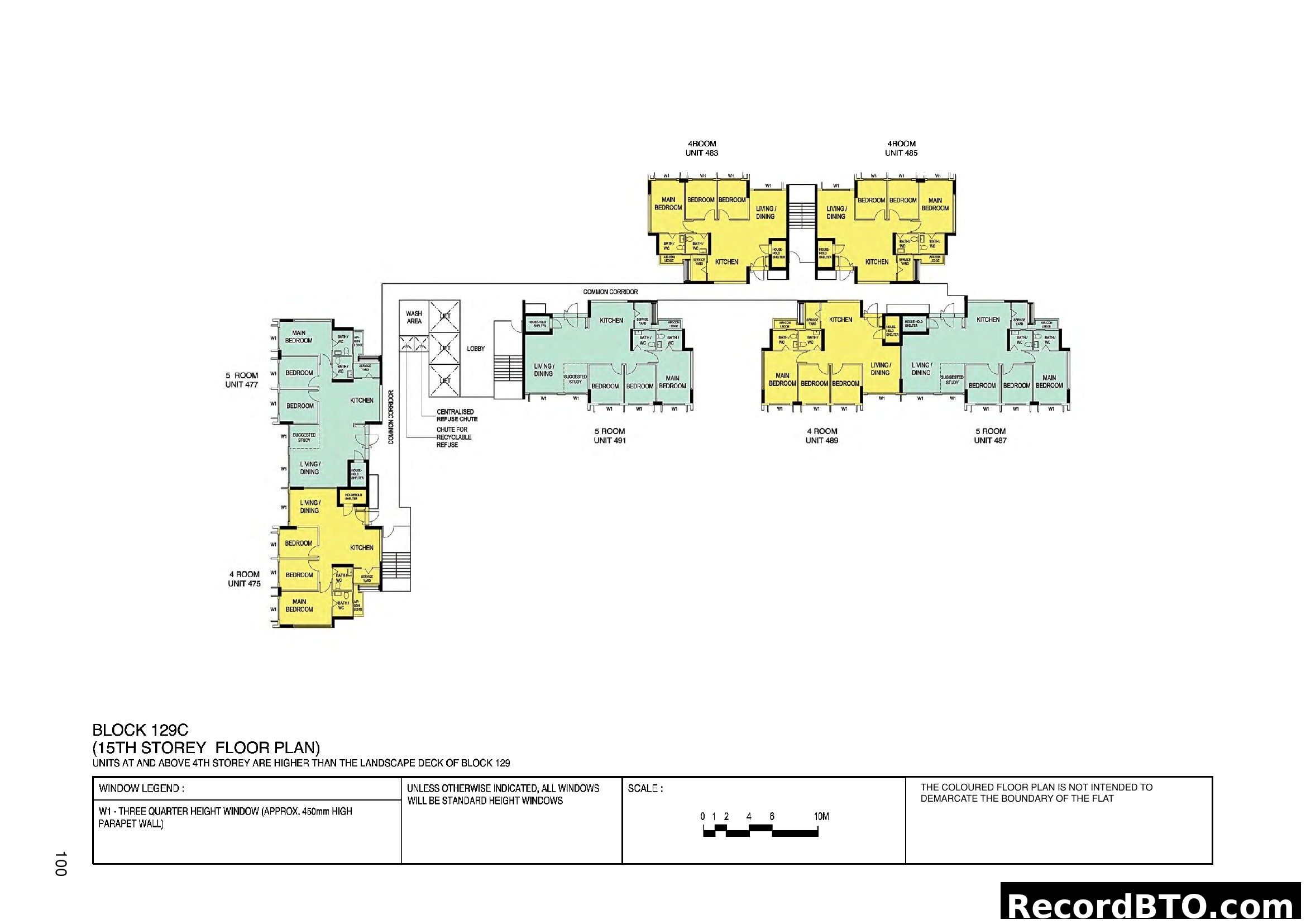Block 129C (15th Storey Floor Plan)