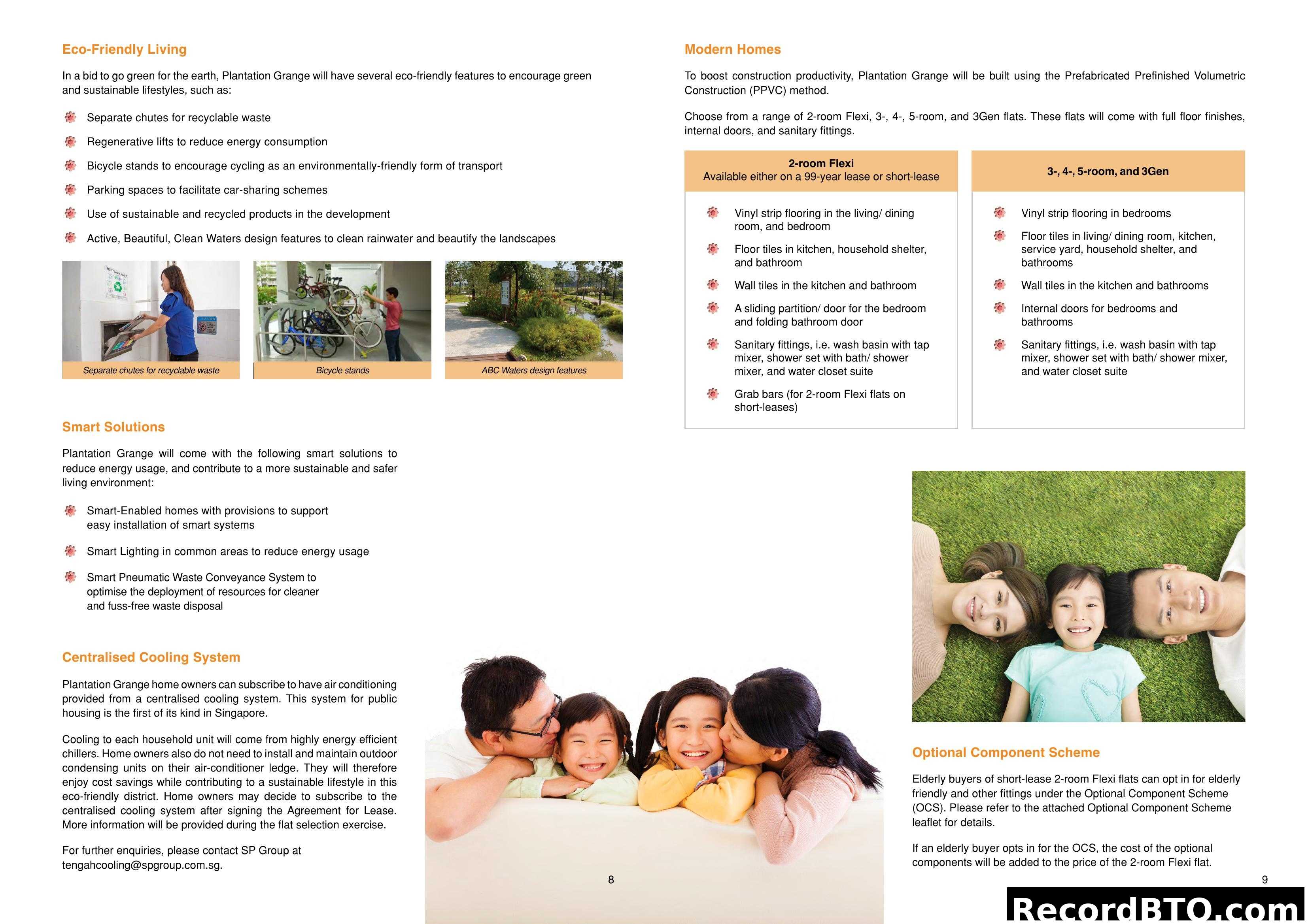 Eco-Friendly Features & Flat Information