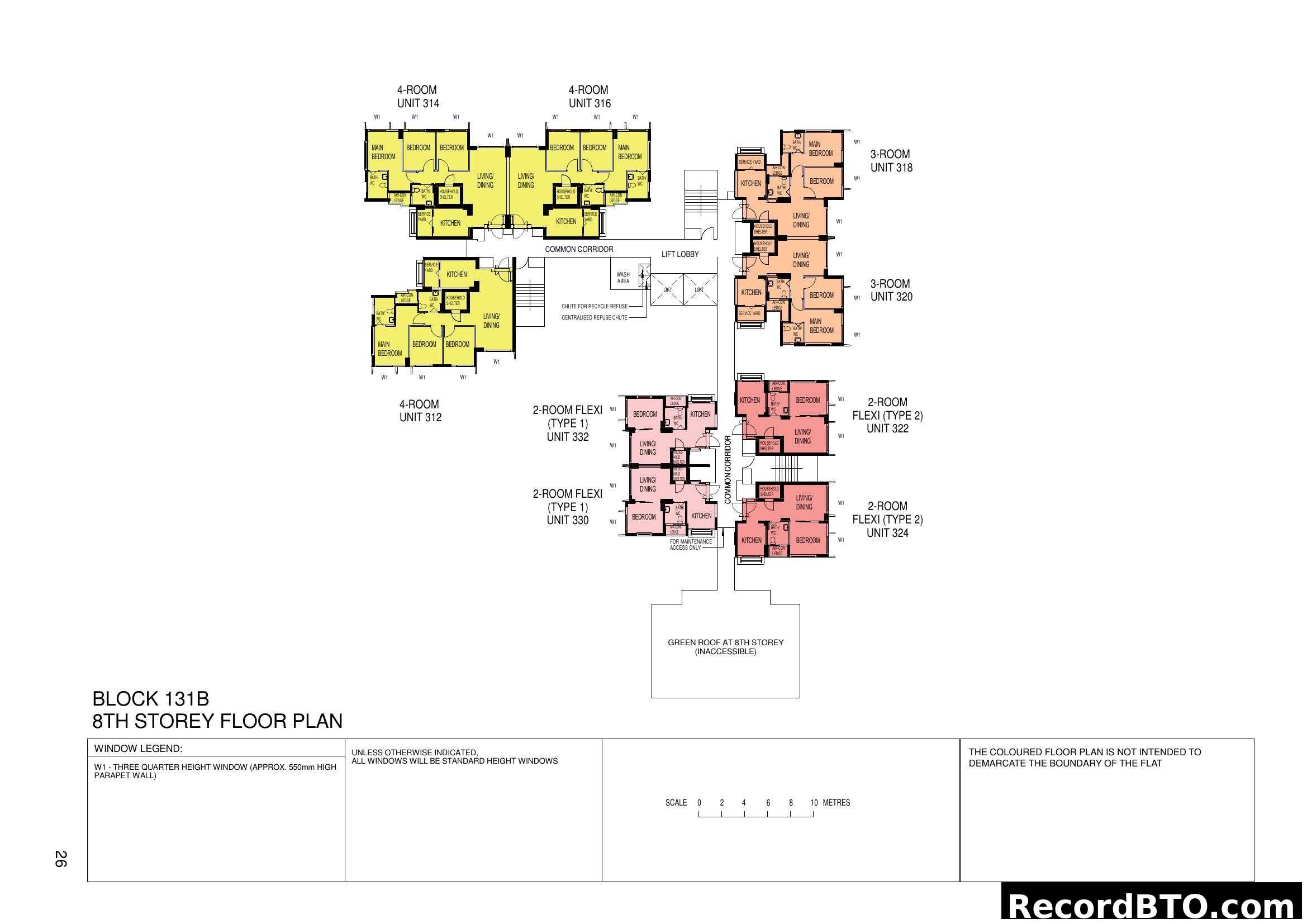 Block 131B 8th Storey Floor Plan