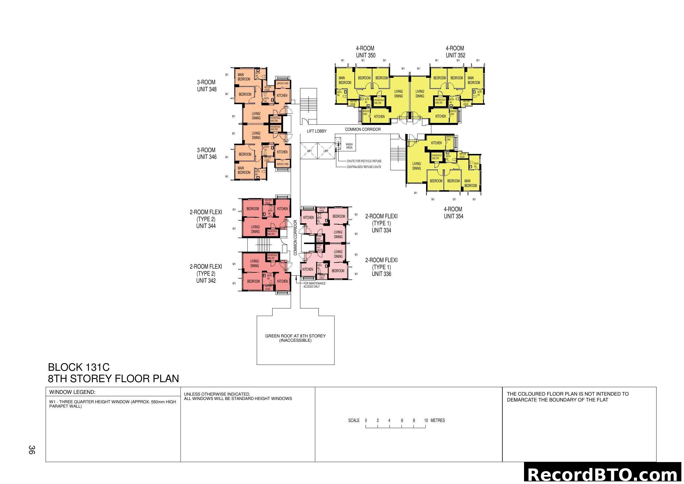 Block 131C 8th Storey Floor Plan
