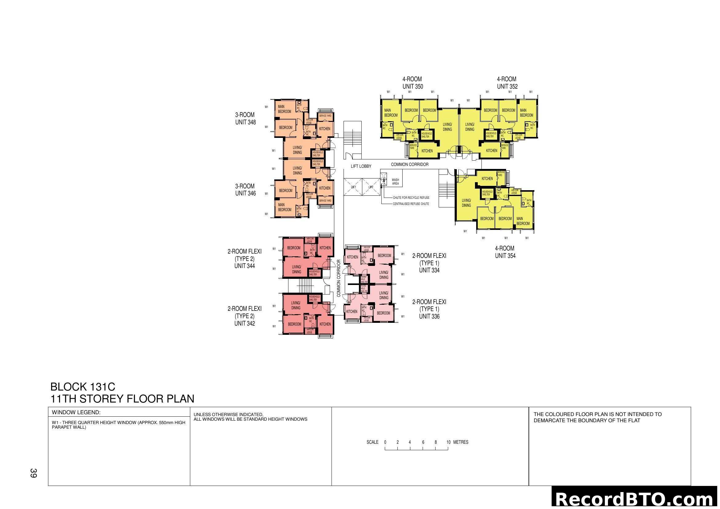 Block 131C 11th Storey Floor Plan